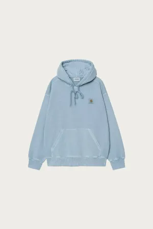Hooded Nelson Sweat - Clay Blue Garment Dyed