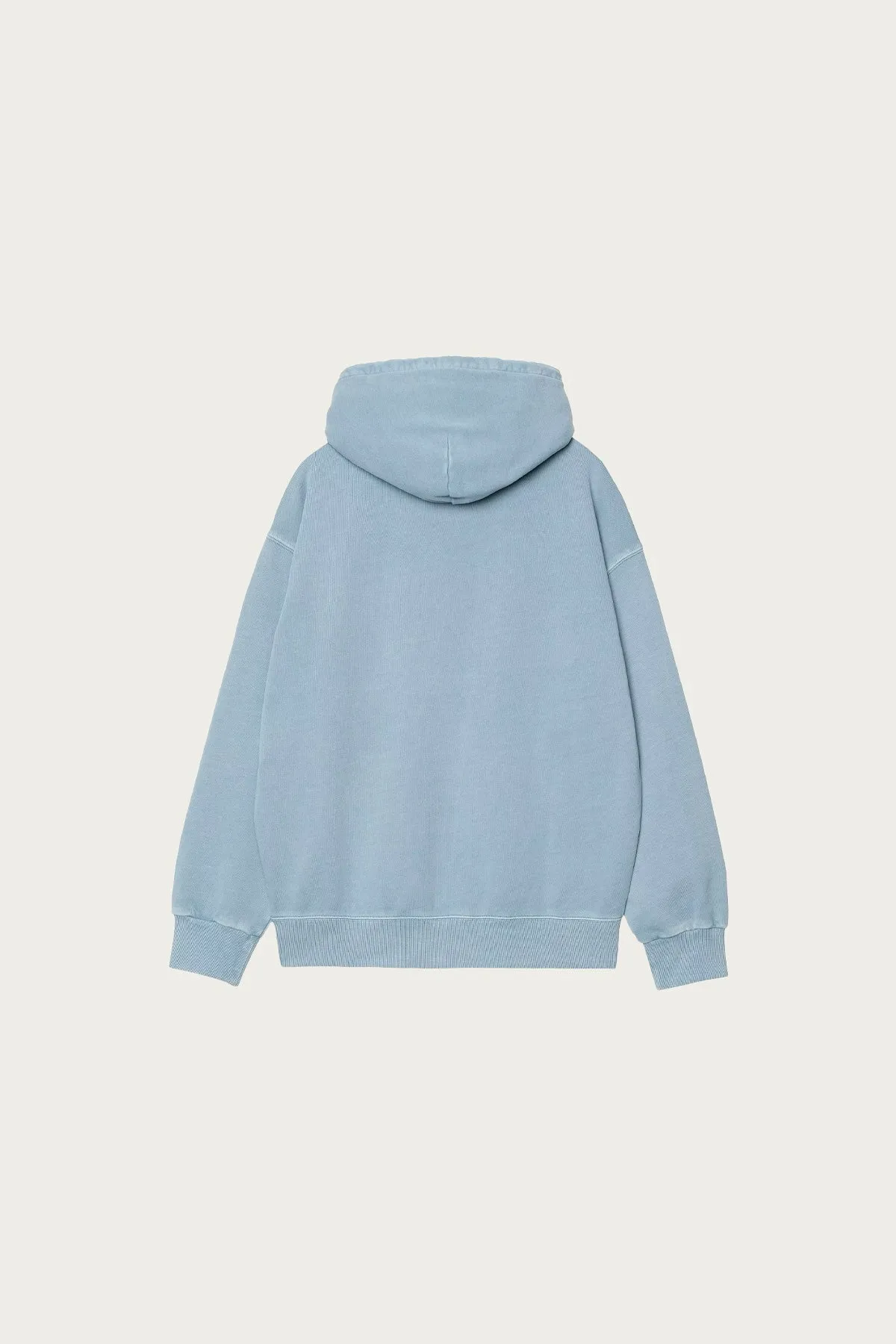 Hooded Nelson Sweat - Clay Blue Garment Dyed