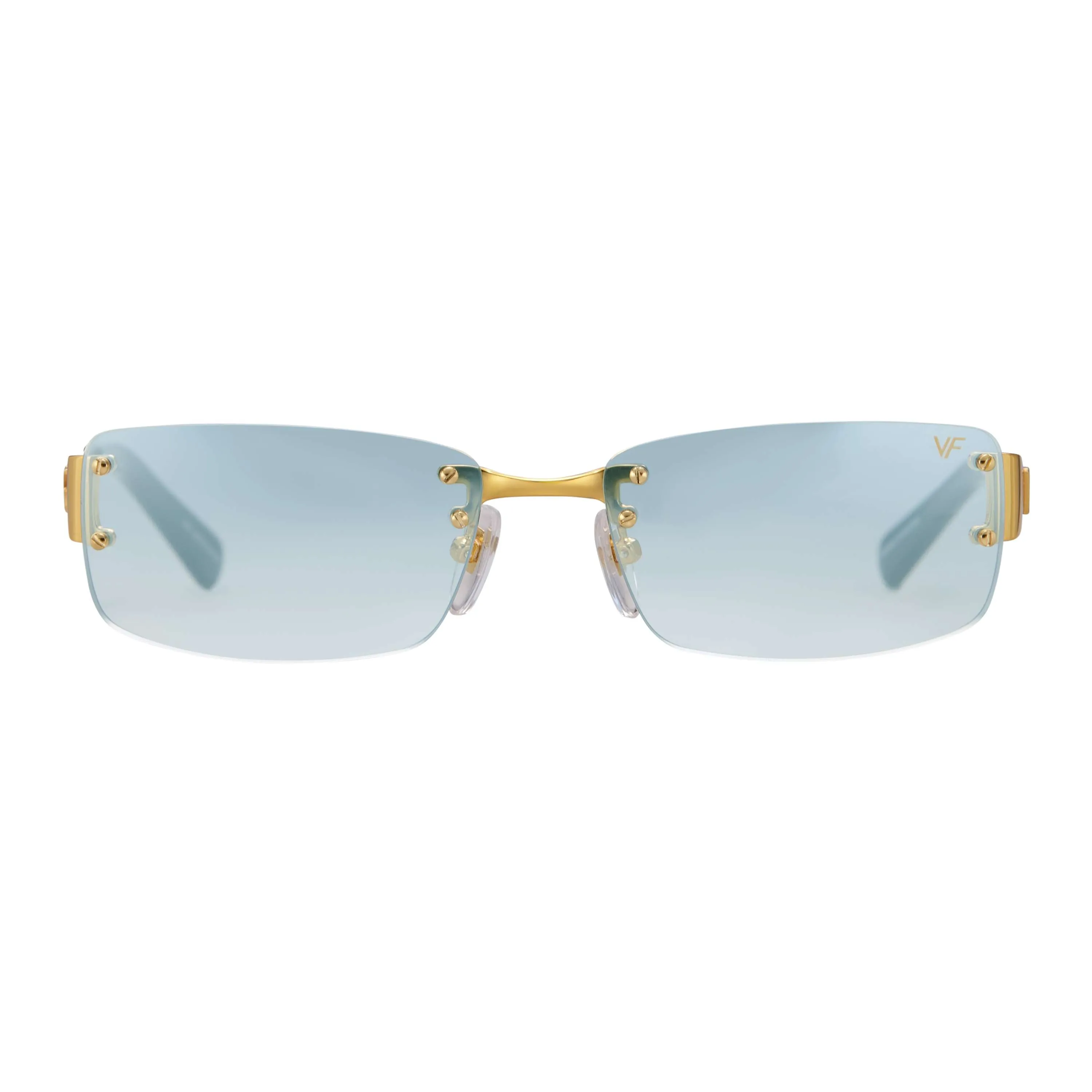 Infamous Rimless Drill Mount 24KT Gold