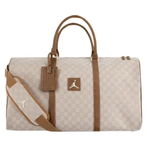 Jordan Monogram Duffle Bag Coconut Milk Brown