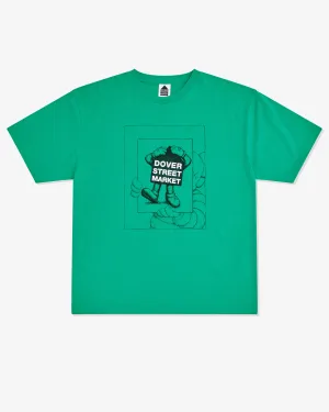 Kaws - DSM Logo T-Shirt - (Dark Green)