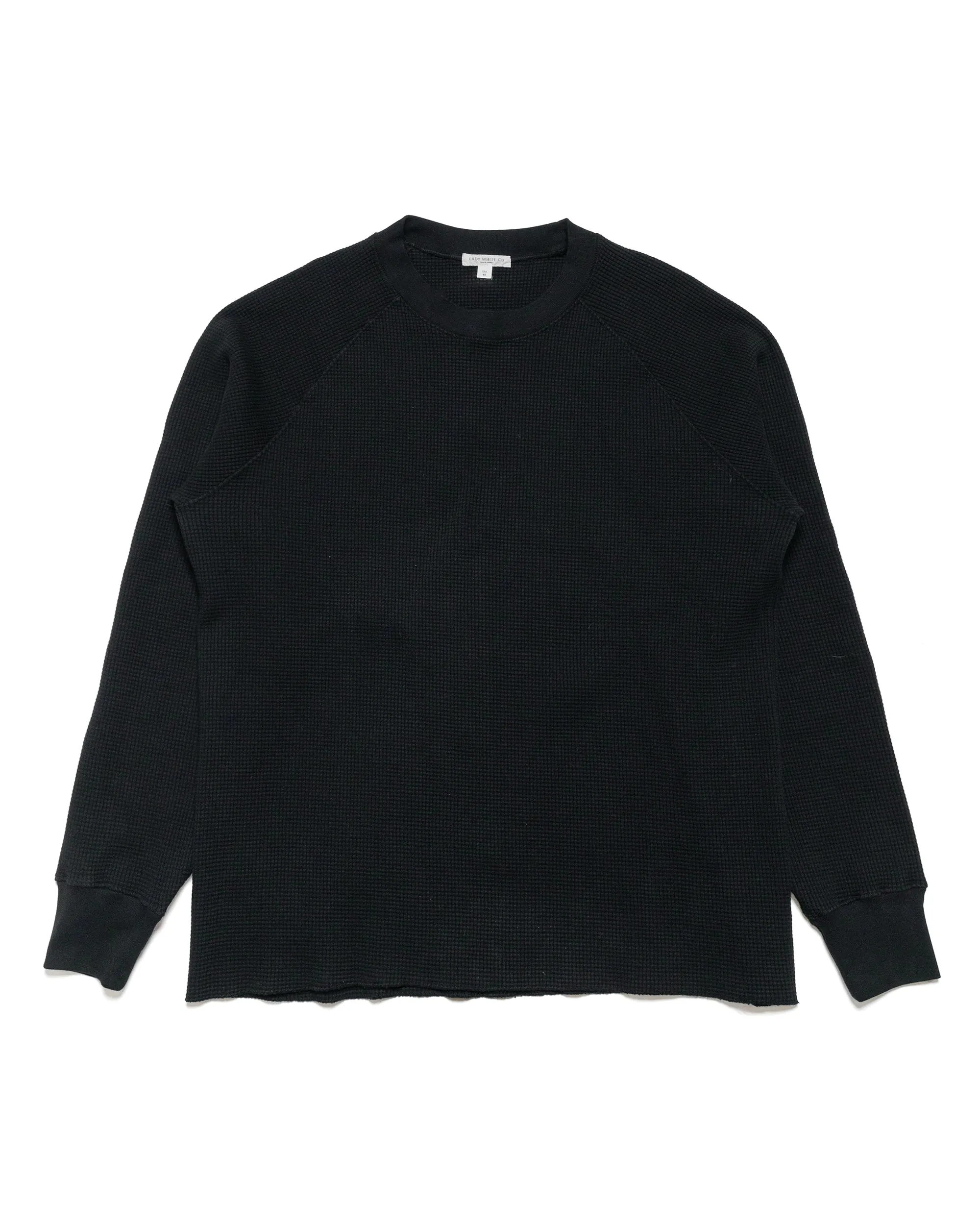 Lady White Co. Raglan Thermal Black