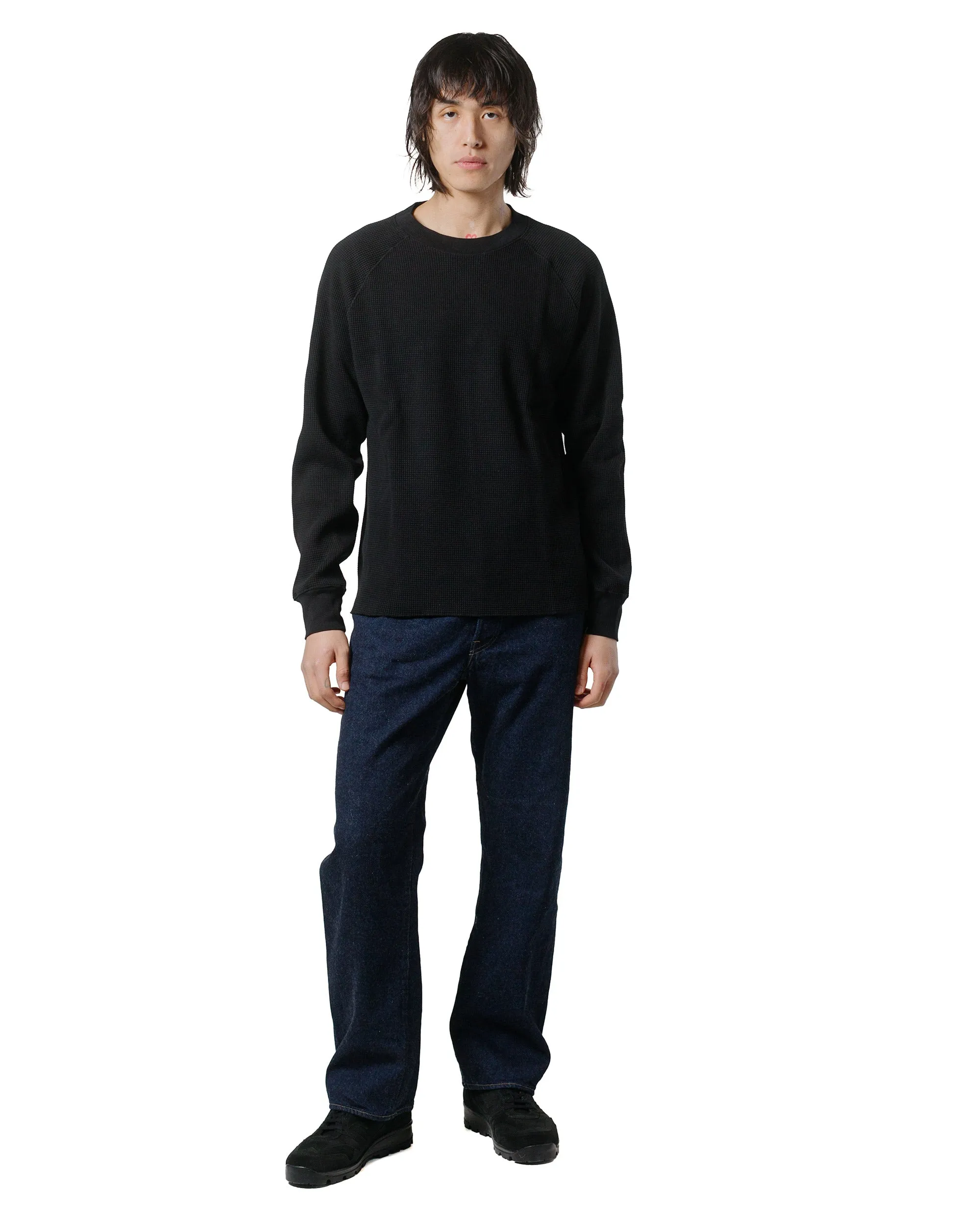 Lady White Co. Raglan Thermal Black