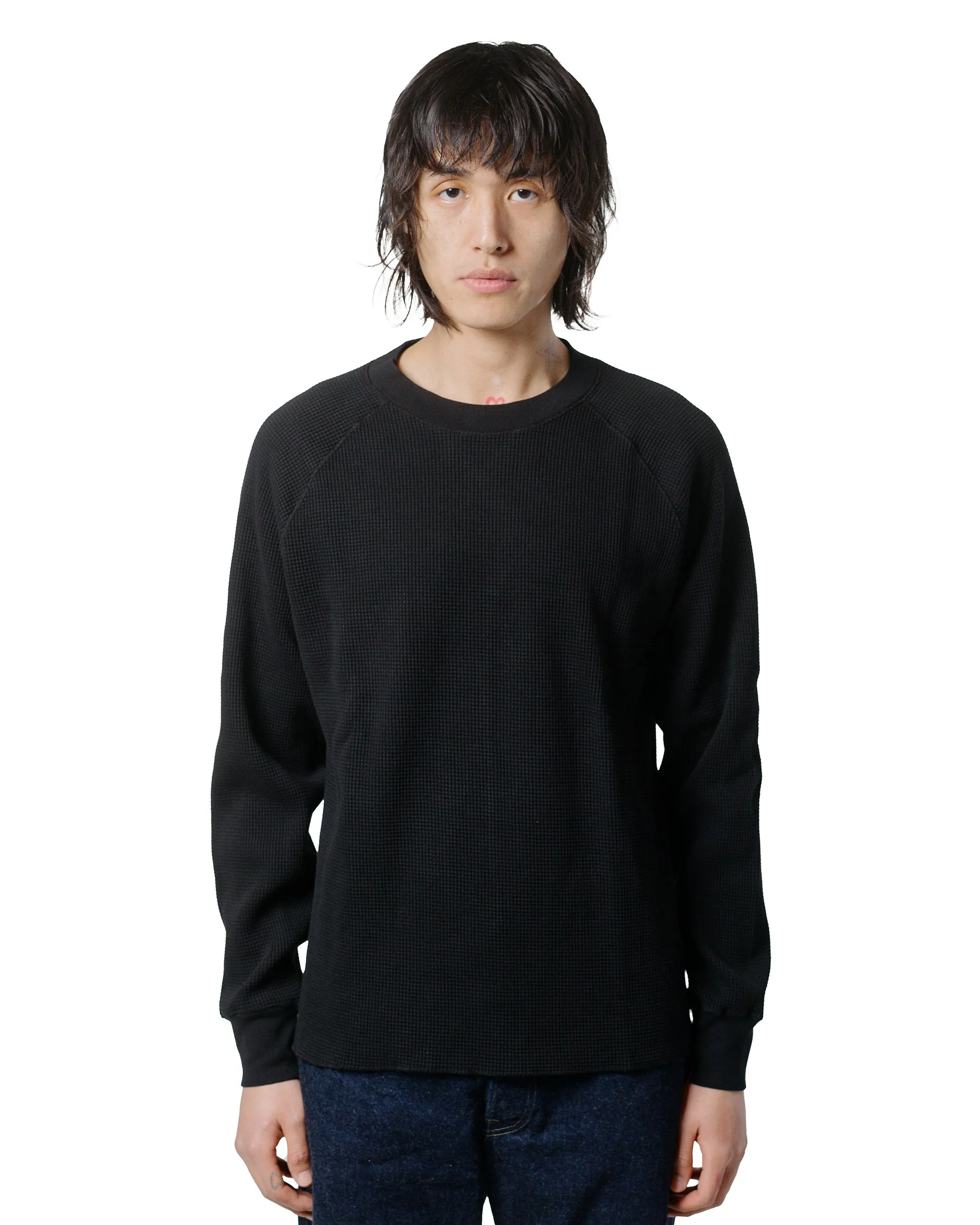 Lady White Co. Raglan Thermal Black