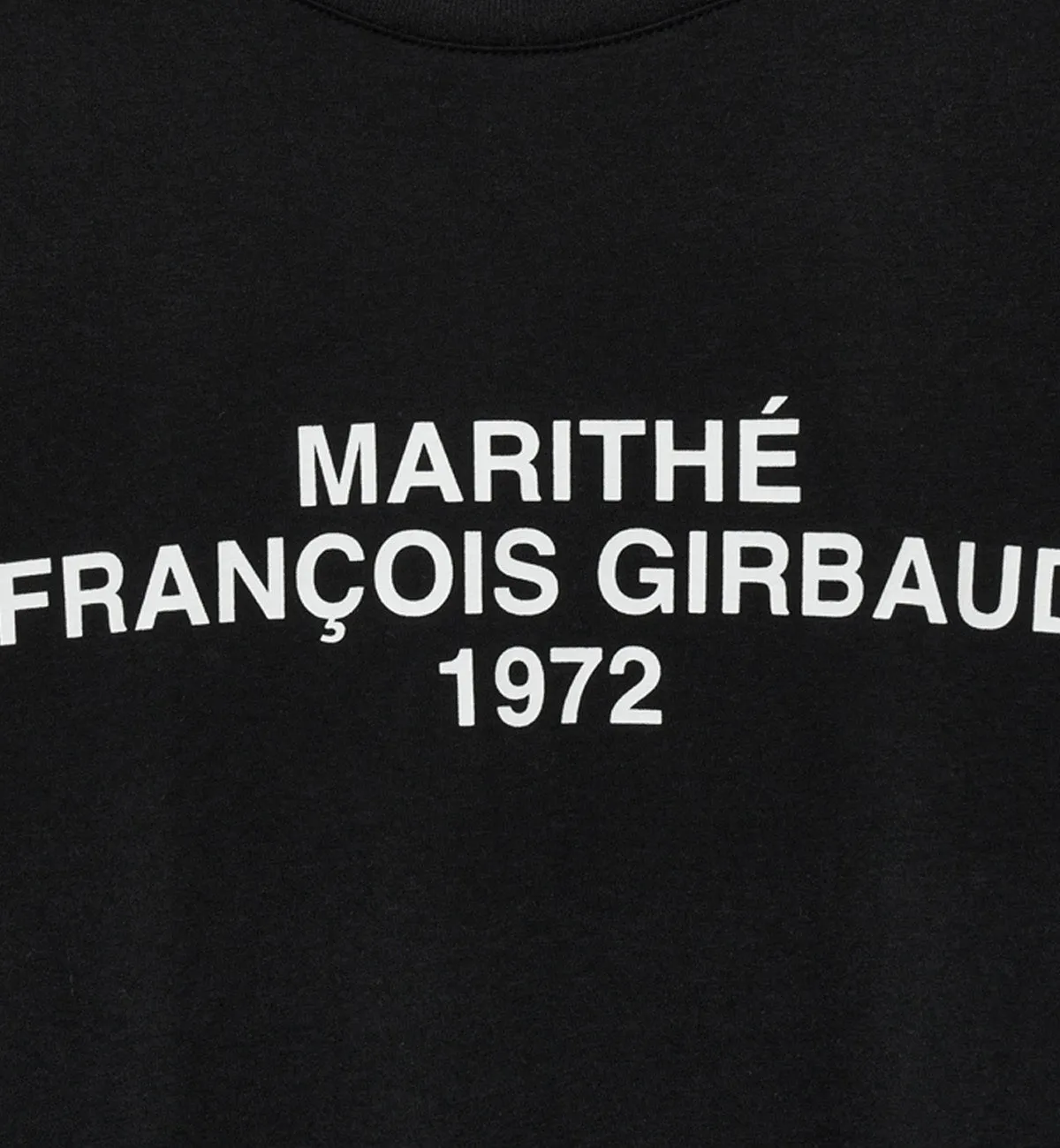 Marithe Lettering Logo Oversized T-Shirt (Black)