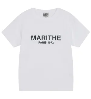 Marithe W Regular Logo T-Shirt (White)