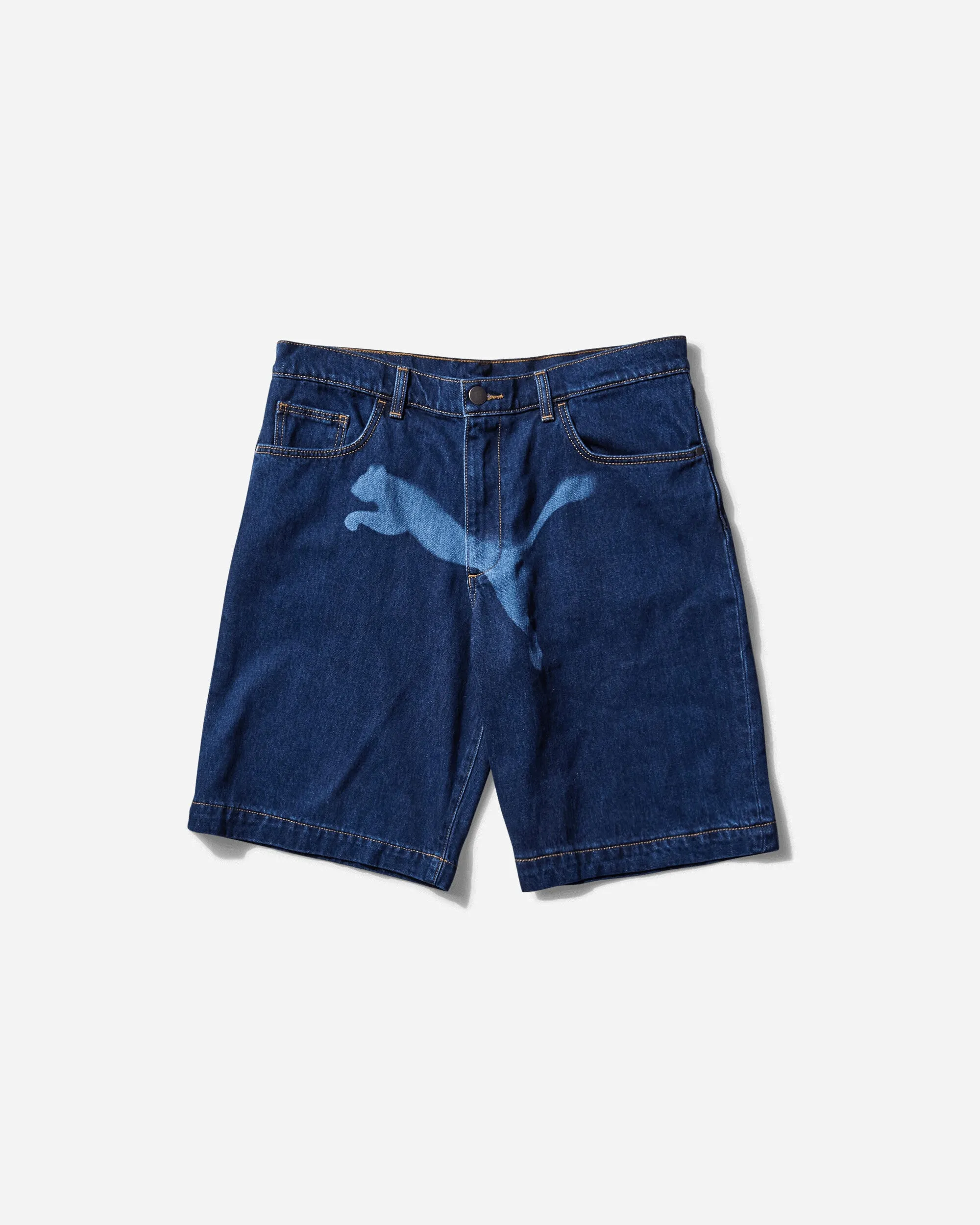 Men's A$AP Rocky Denim Shorts Dark Washed