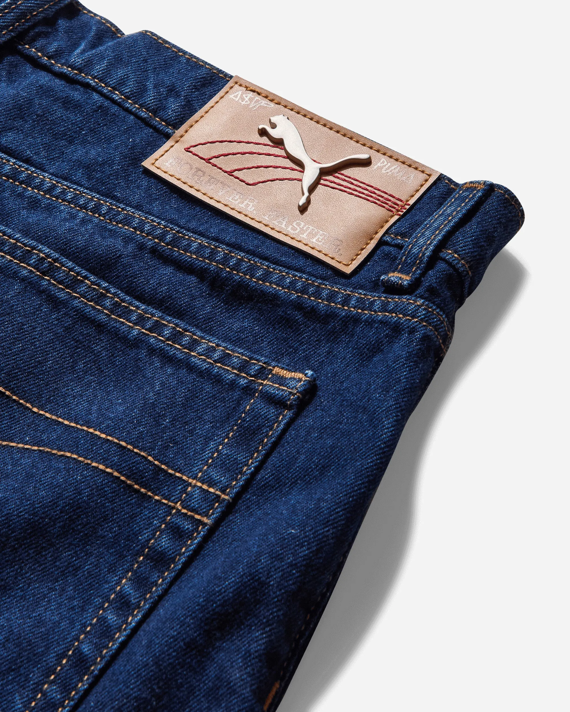 Men's A$AP Rocky Denim Shorts Dark Washed