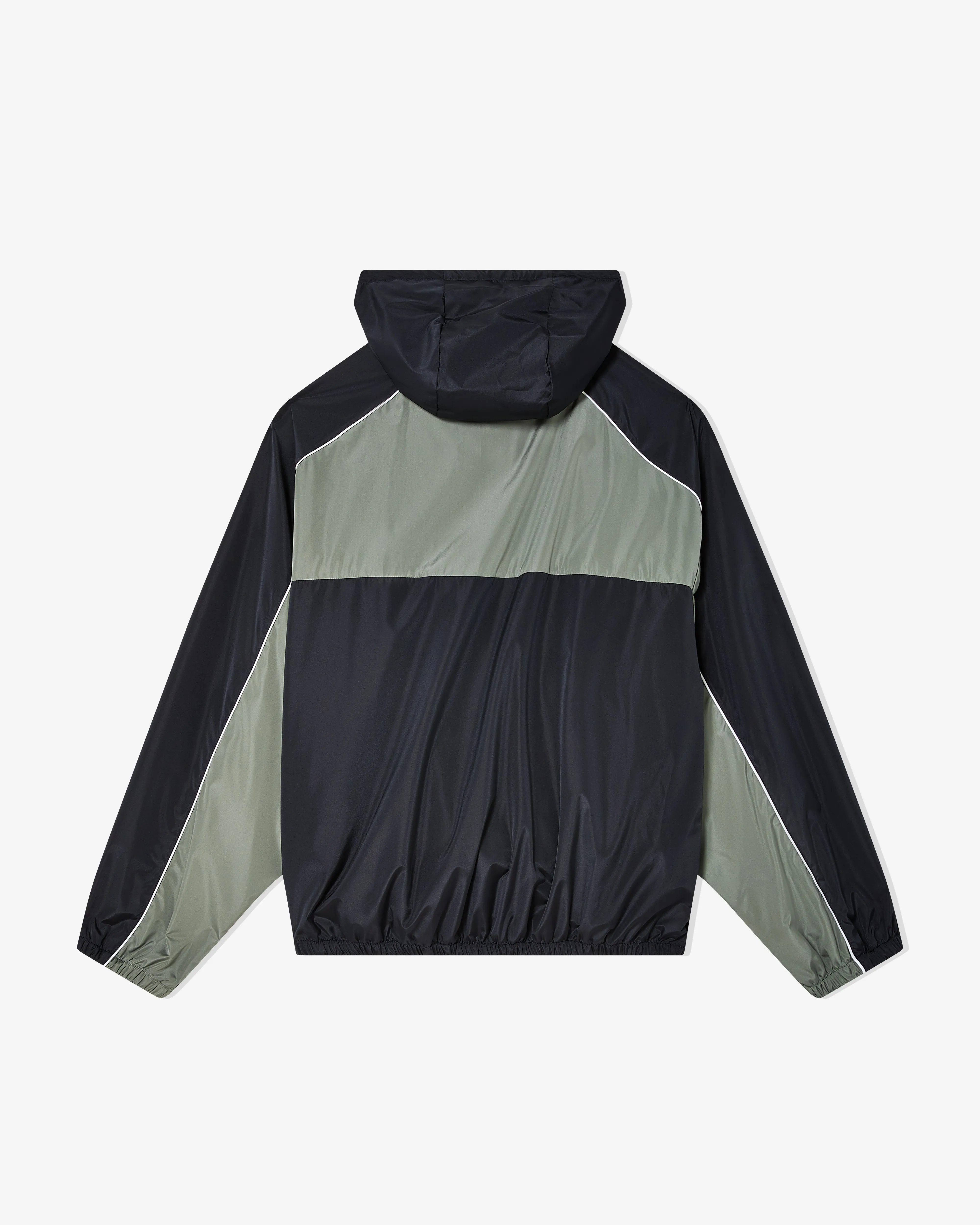 Miu Miu - Men's Technical Silk Zipper Blouson Jacket - (Blue/Lead Gray)