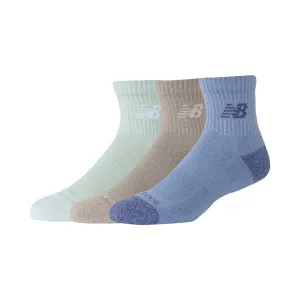 New Balance Active Quarter Socks 3 Pack Assorted Colors 2