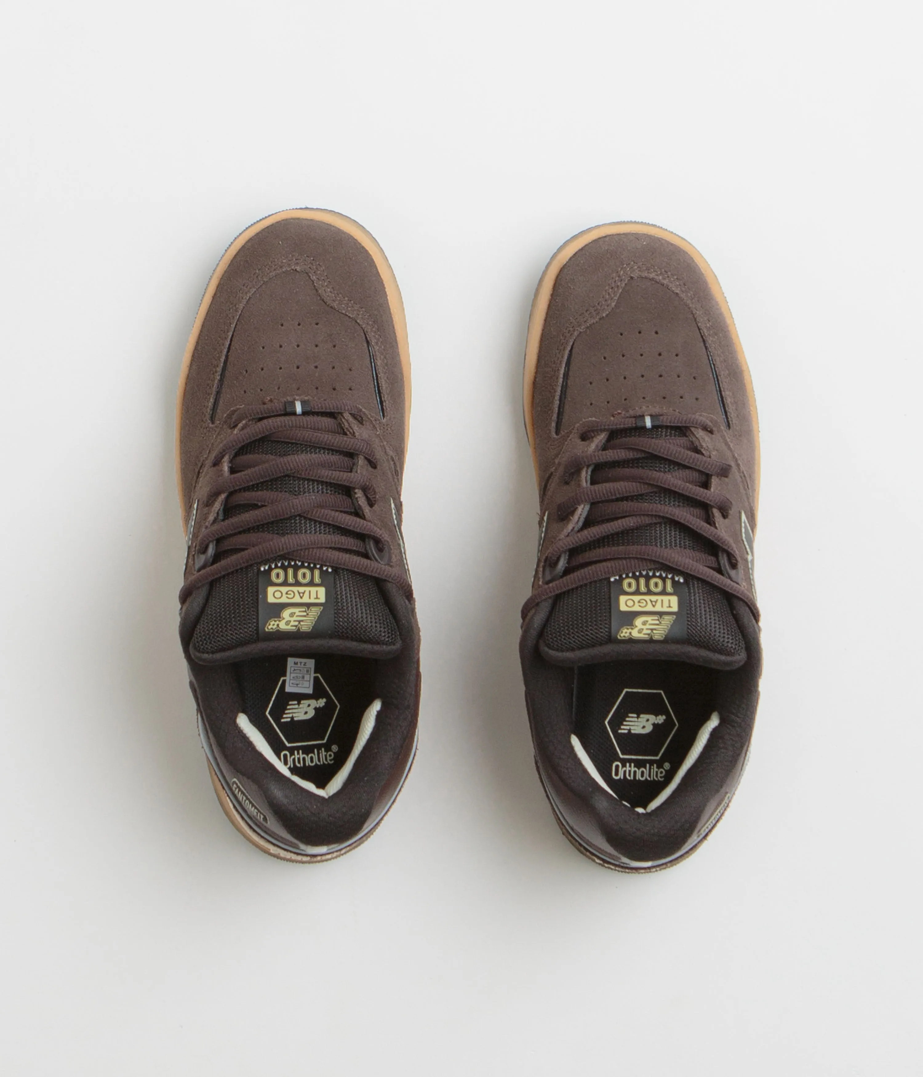 New Balance Numeric 1010 Tiago Lemos Shoes - Brown / Gum