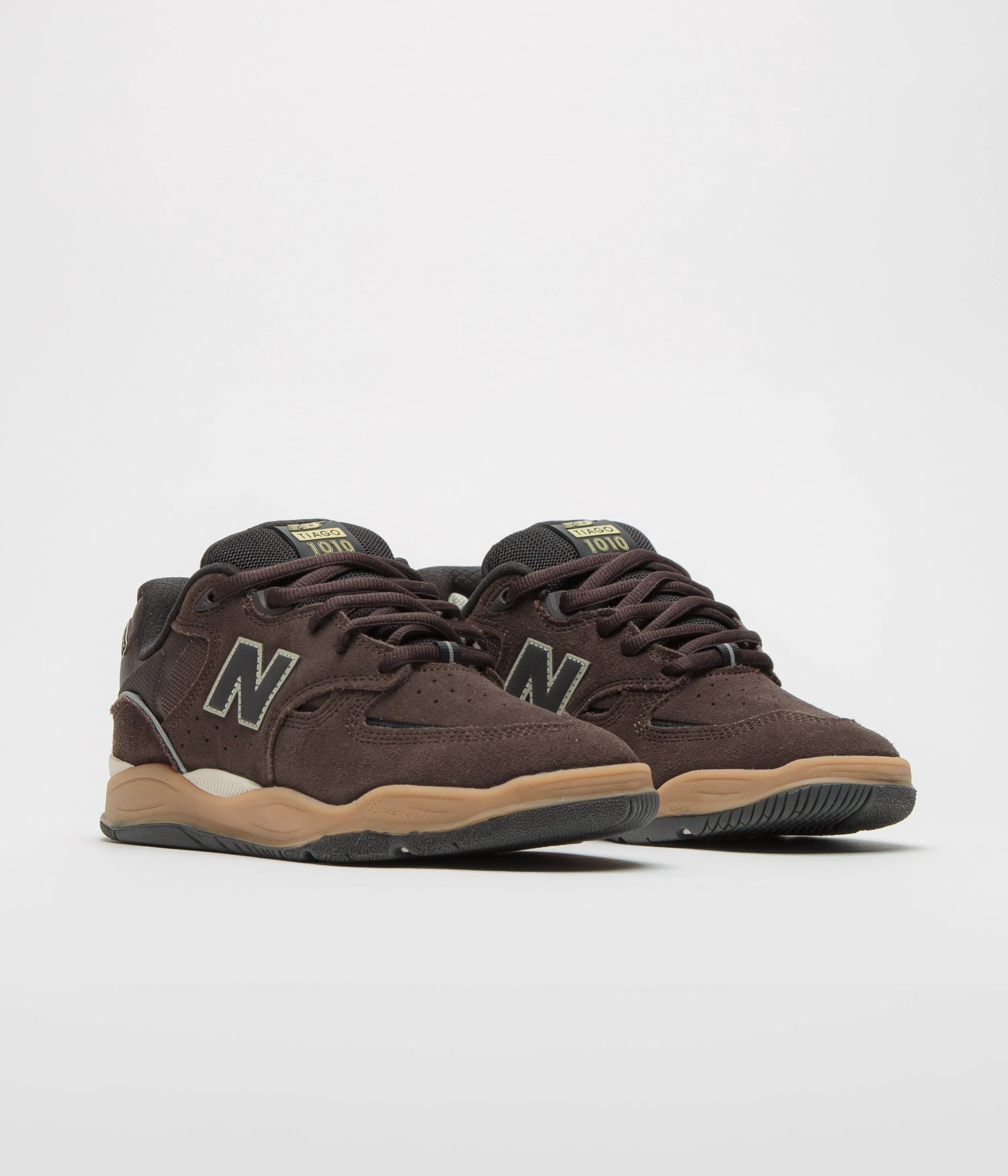New Balance Numeric 1010 Tiago Lemos Shoes - Brown / Gum