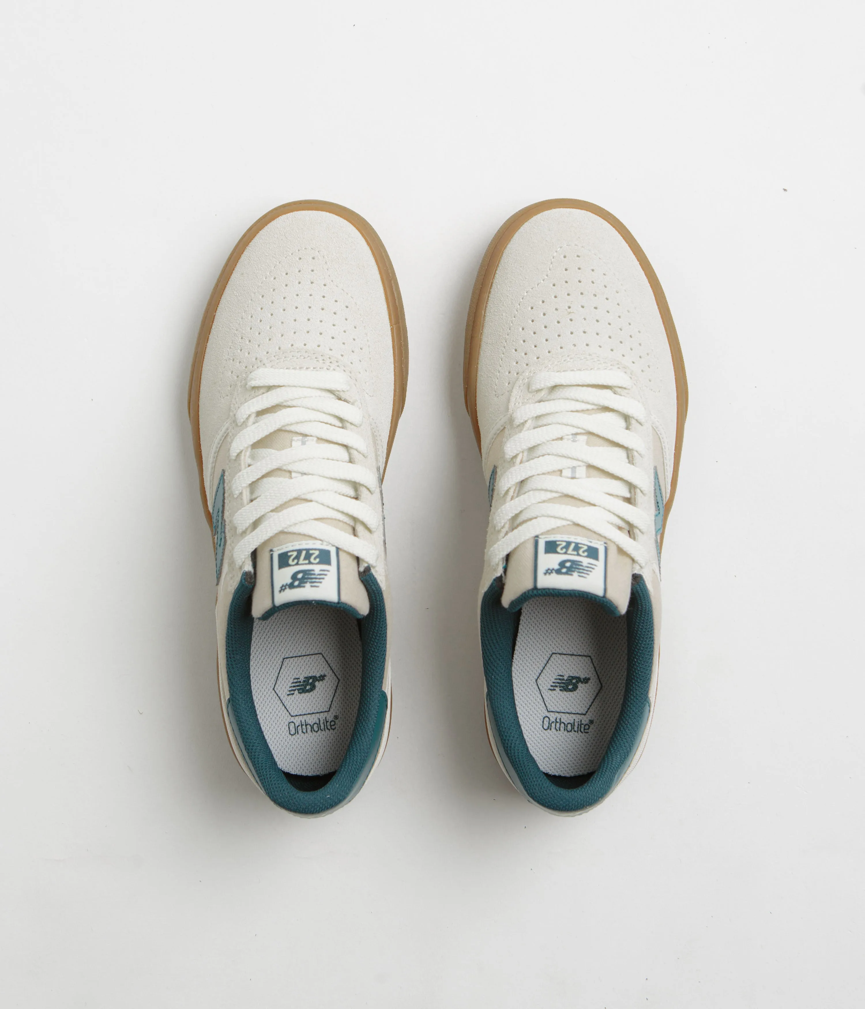 New Balance Numeric 272 Shoes - Sea Salt / Teal