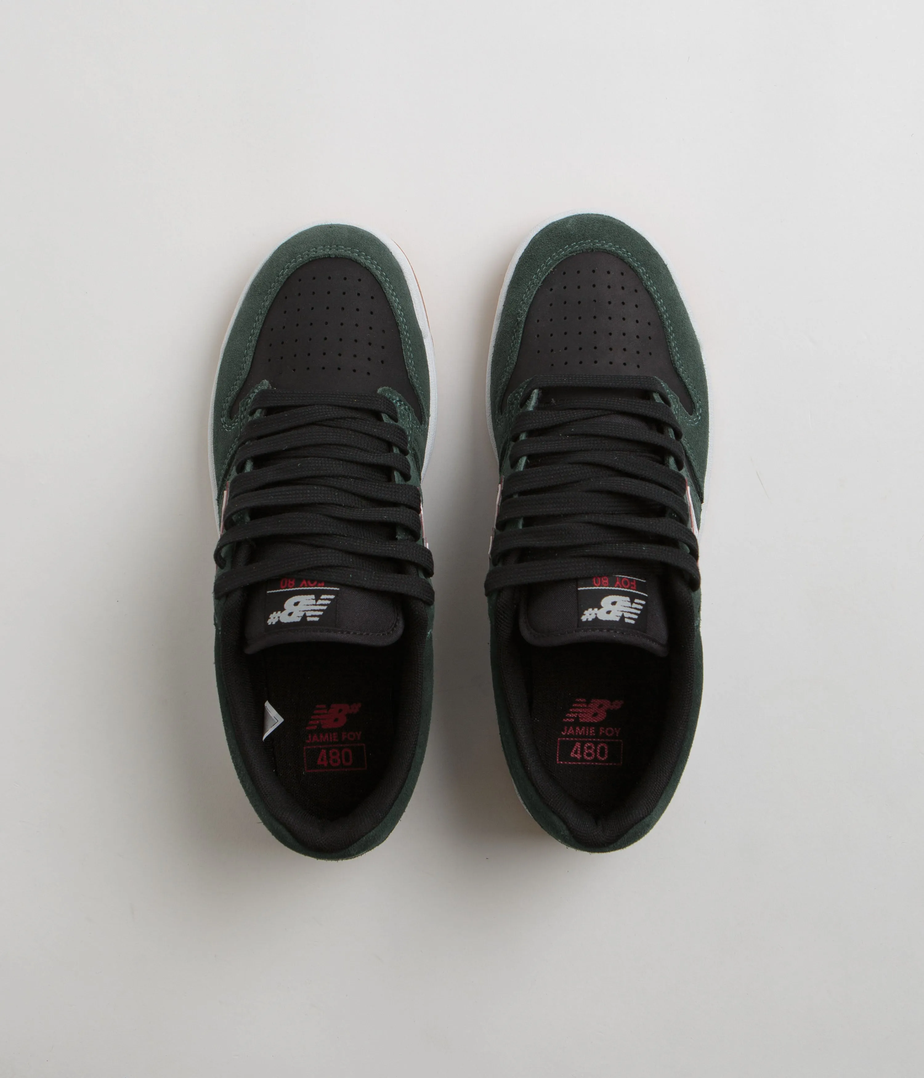 New Balance Numeric x Jamie Foy 480 Shoes - Forest Green
