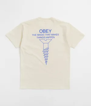 Obey Magic T-Shirt - Cream