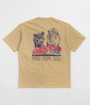 Obey Unite & Fight T-Shirt - Pigment Light Khaki