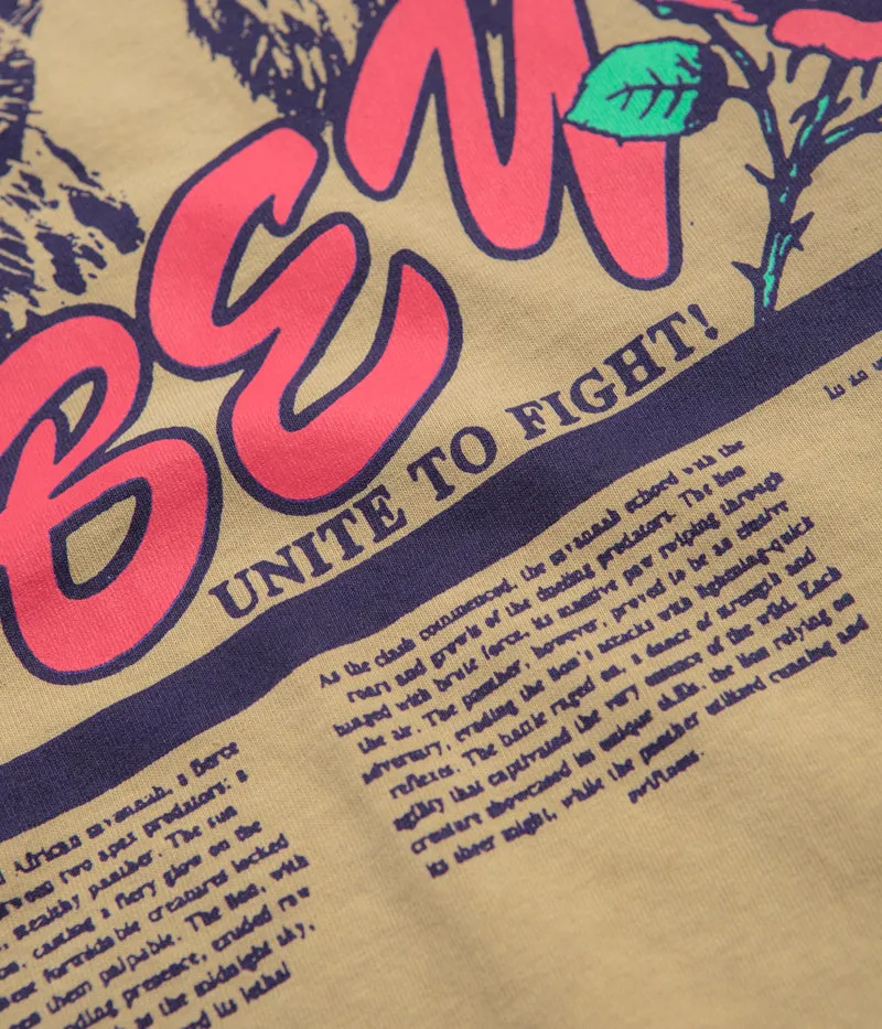 Obey Unite & Fight T-Shirt - Pigment Light Khaki