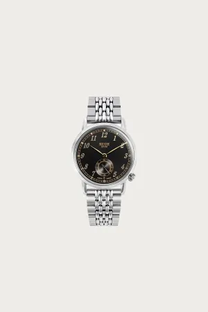 Old Smith - 90-007 - Black Dial - Stainless Steel Bracelet