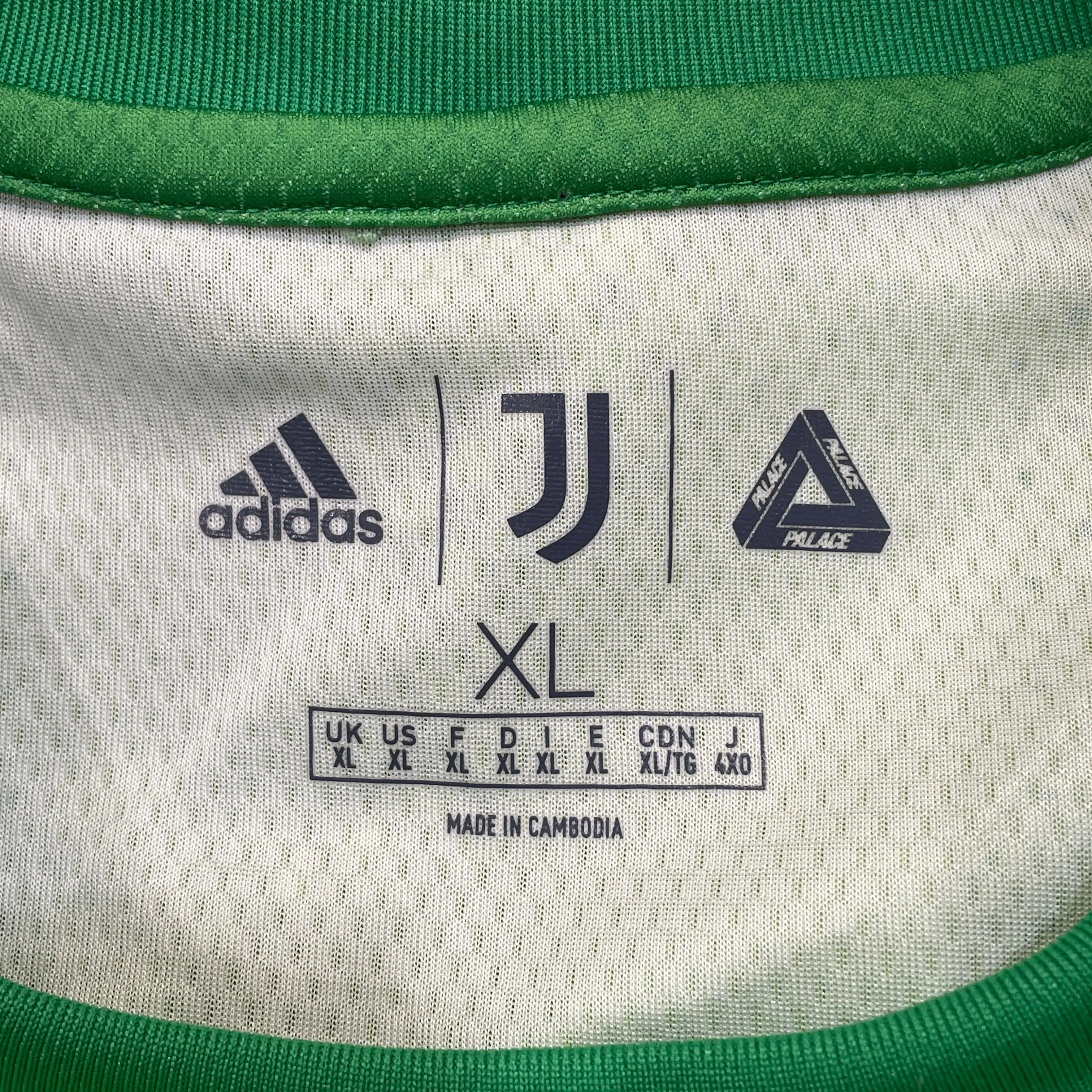 PALACE/adidas/T-Shirt/XL/Polyester/GRN/All Over Print/