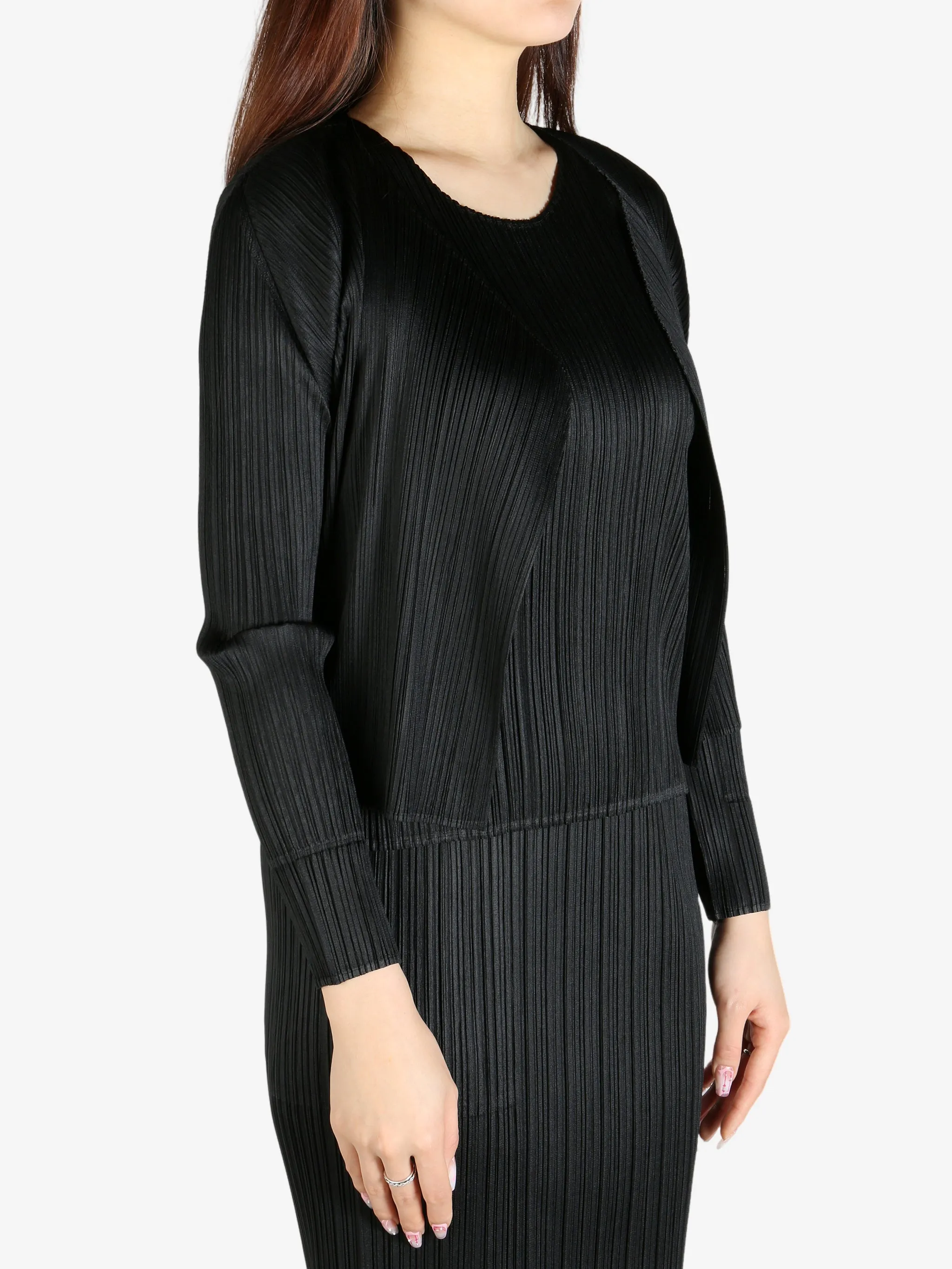 PLEATS PLEASE ISSEY MIYAKE - Women Basics Cardigan