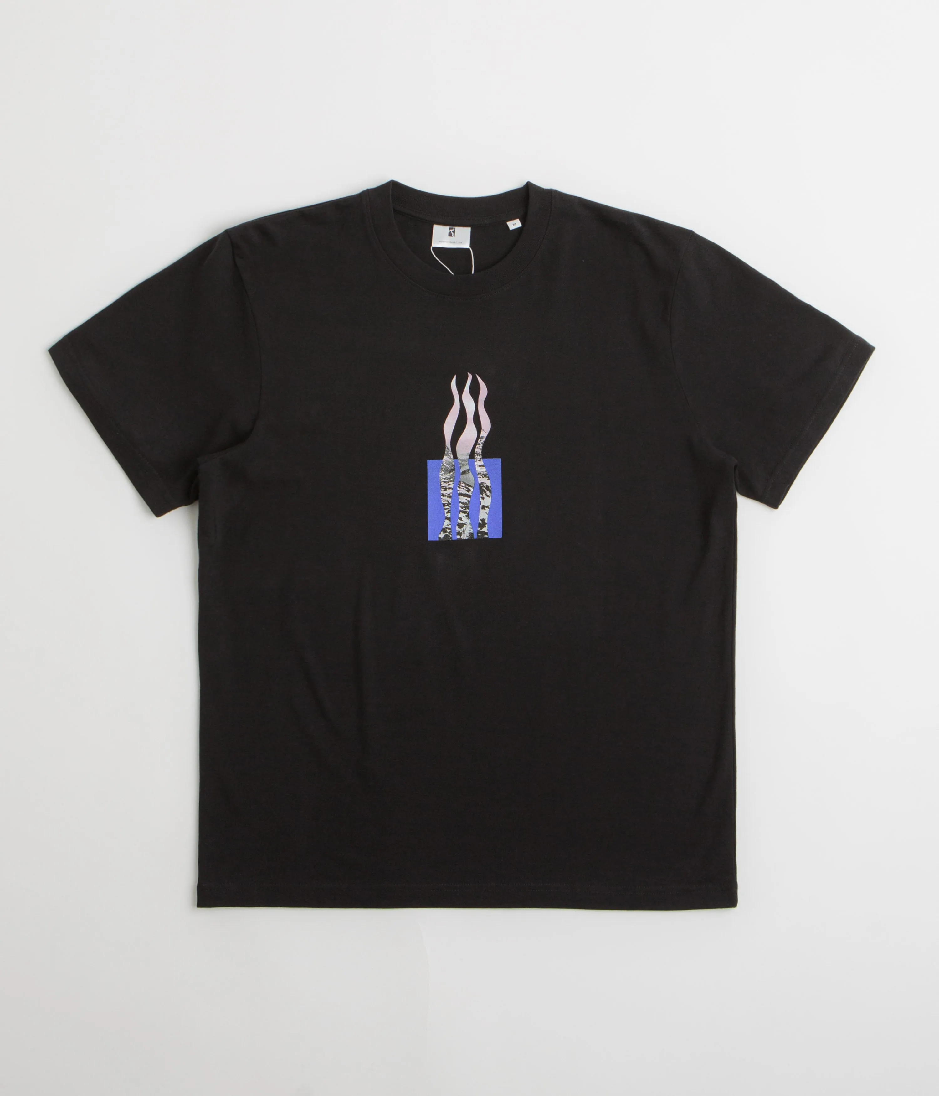 Poetic Collective Flames T-Shirt - Black