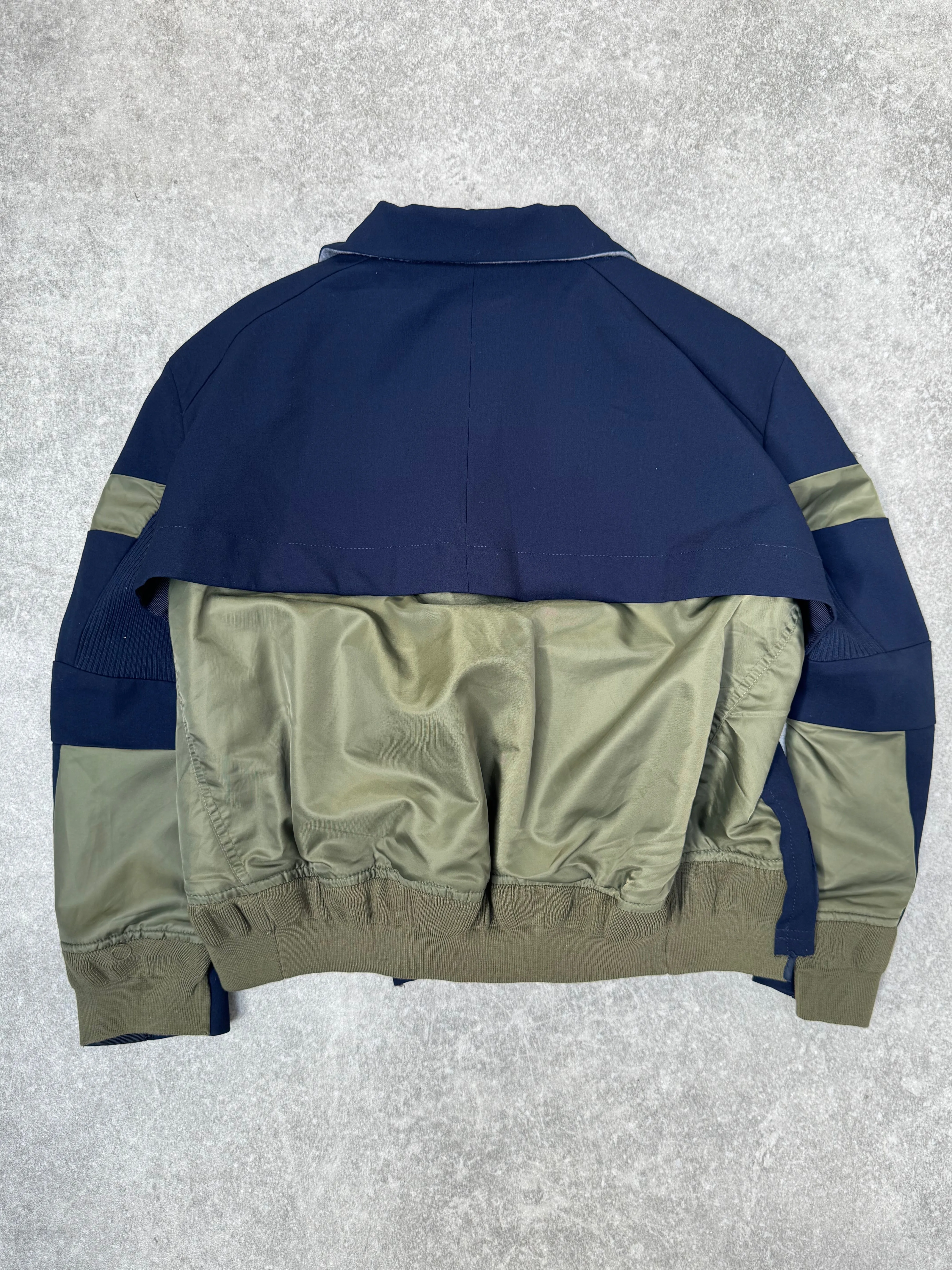 Rare Sacai Technical Cropped Blazer Jacket SC: 5782