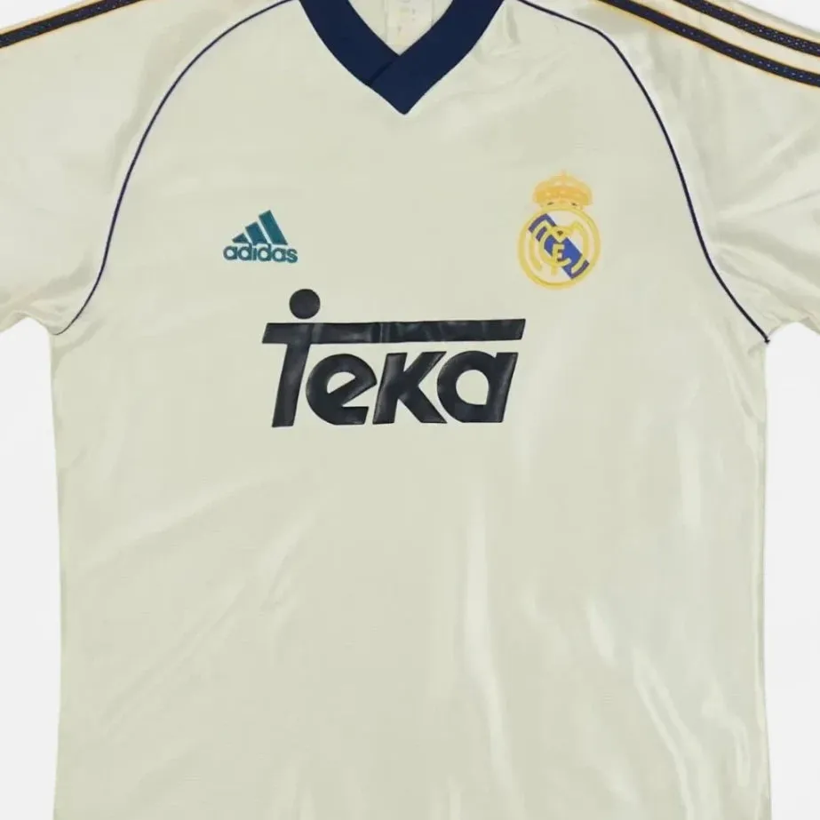 Real Madrid Adidas Home 1999-2000 Jersey (S)