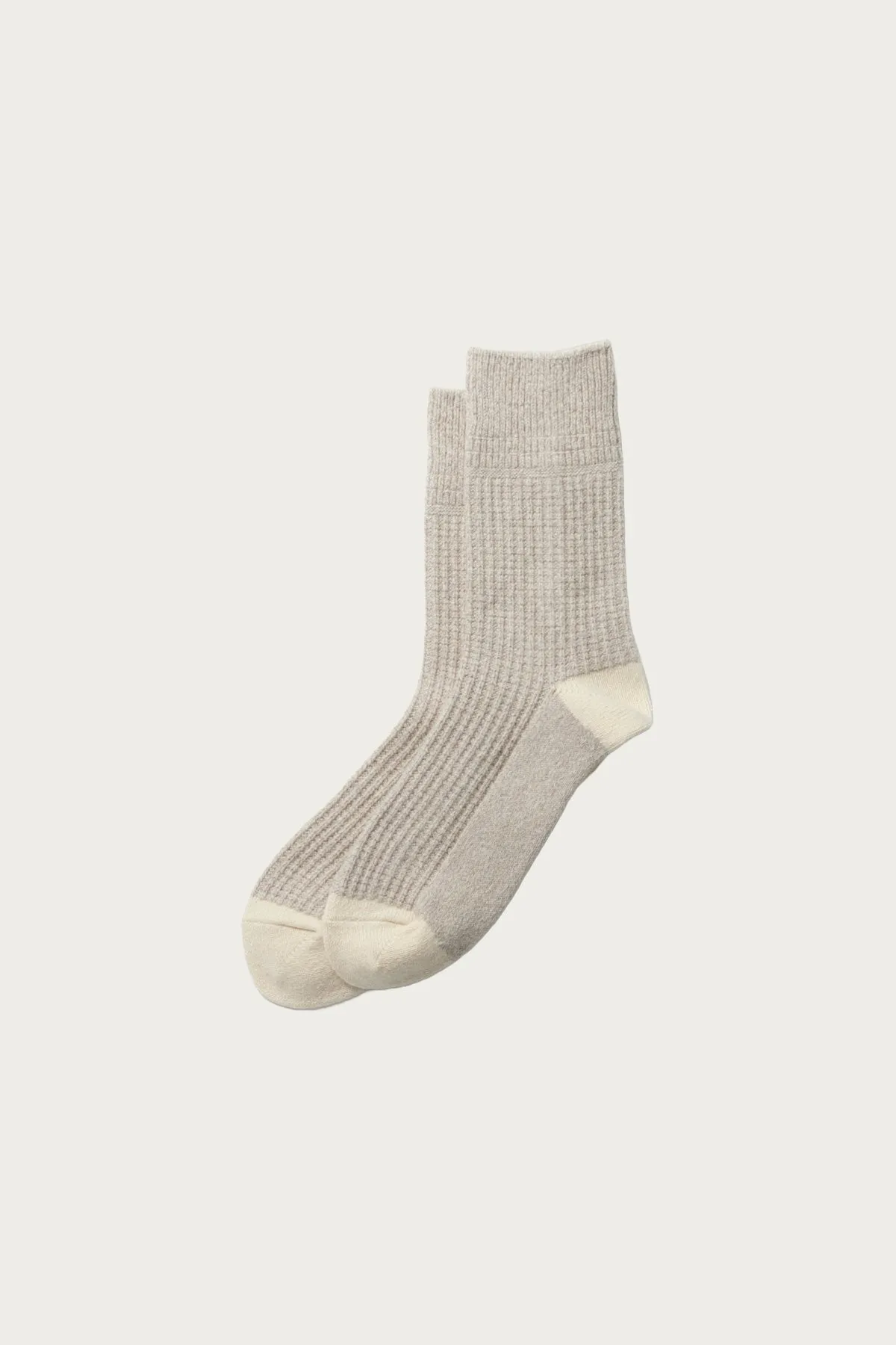 Recycled Cotton/Wool Daily 3 Pack - Gray/Off White