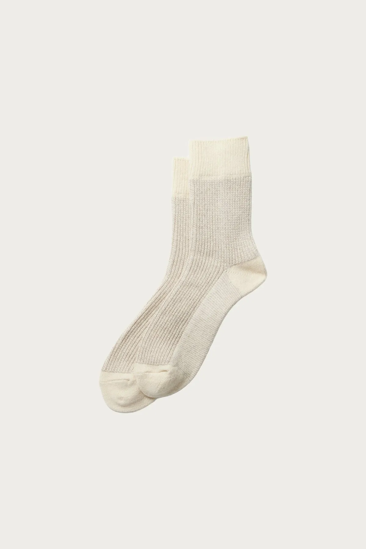 Recycled Cotton/Wool Daily 3 Pack - Off White/Gray