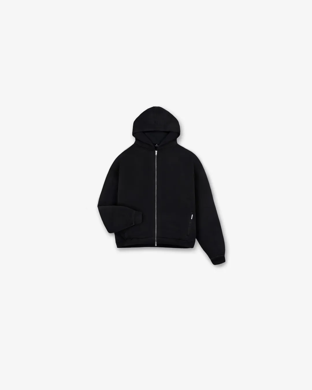 Represent Initial Boxy Zip Through Hoodie in Two Colors