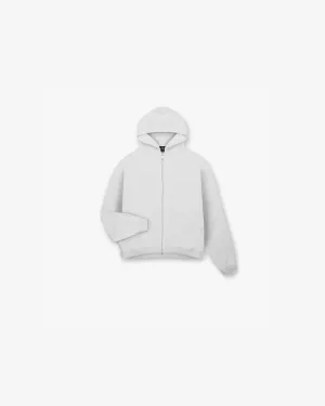 Represent Initial Boxy Zip Through Hoodie in Two Colors
