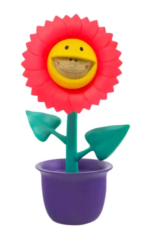 Ron English Sunflower Grin (Pink). 2017 (Signed)