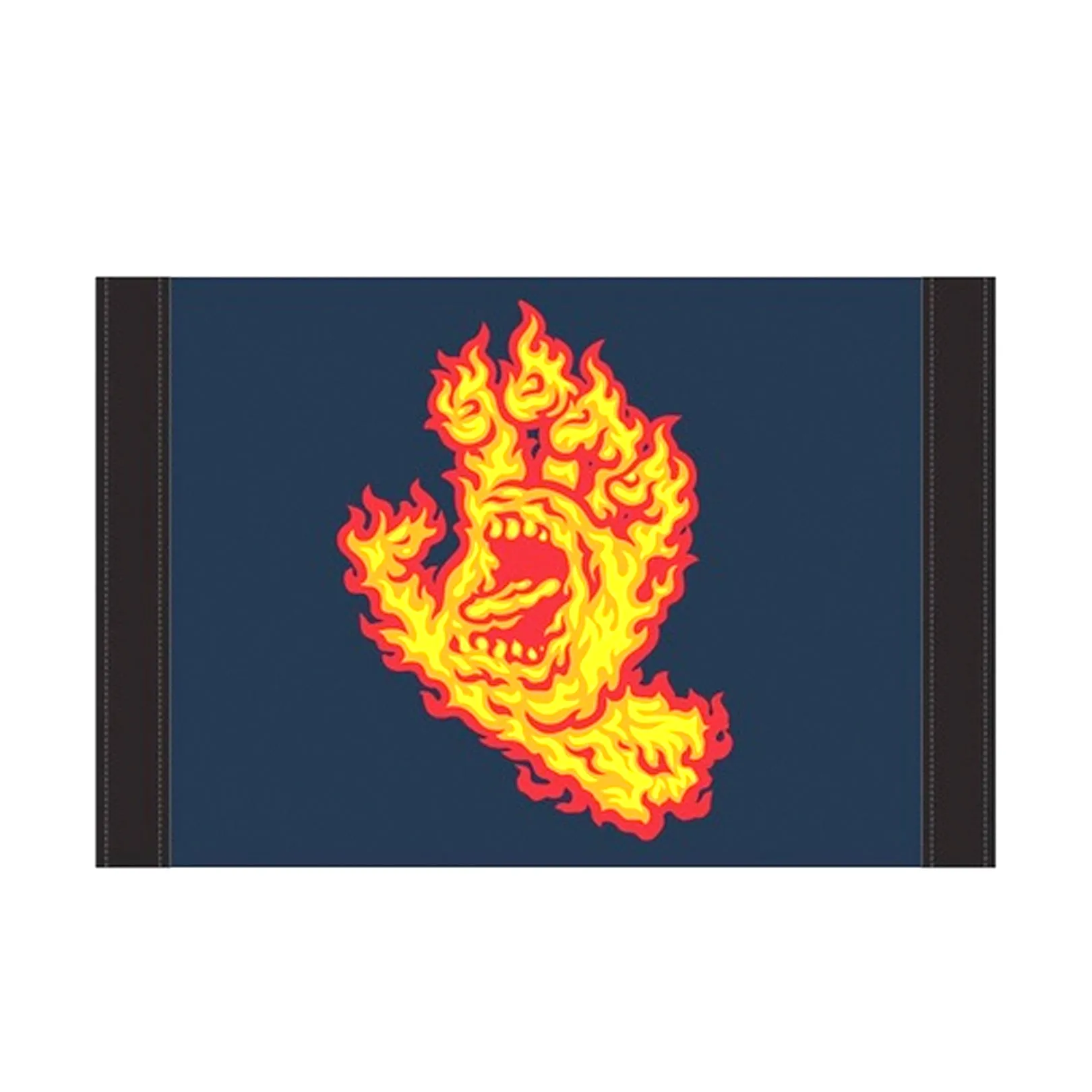 Santa Cruz Flaming Hand Wallet Navy