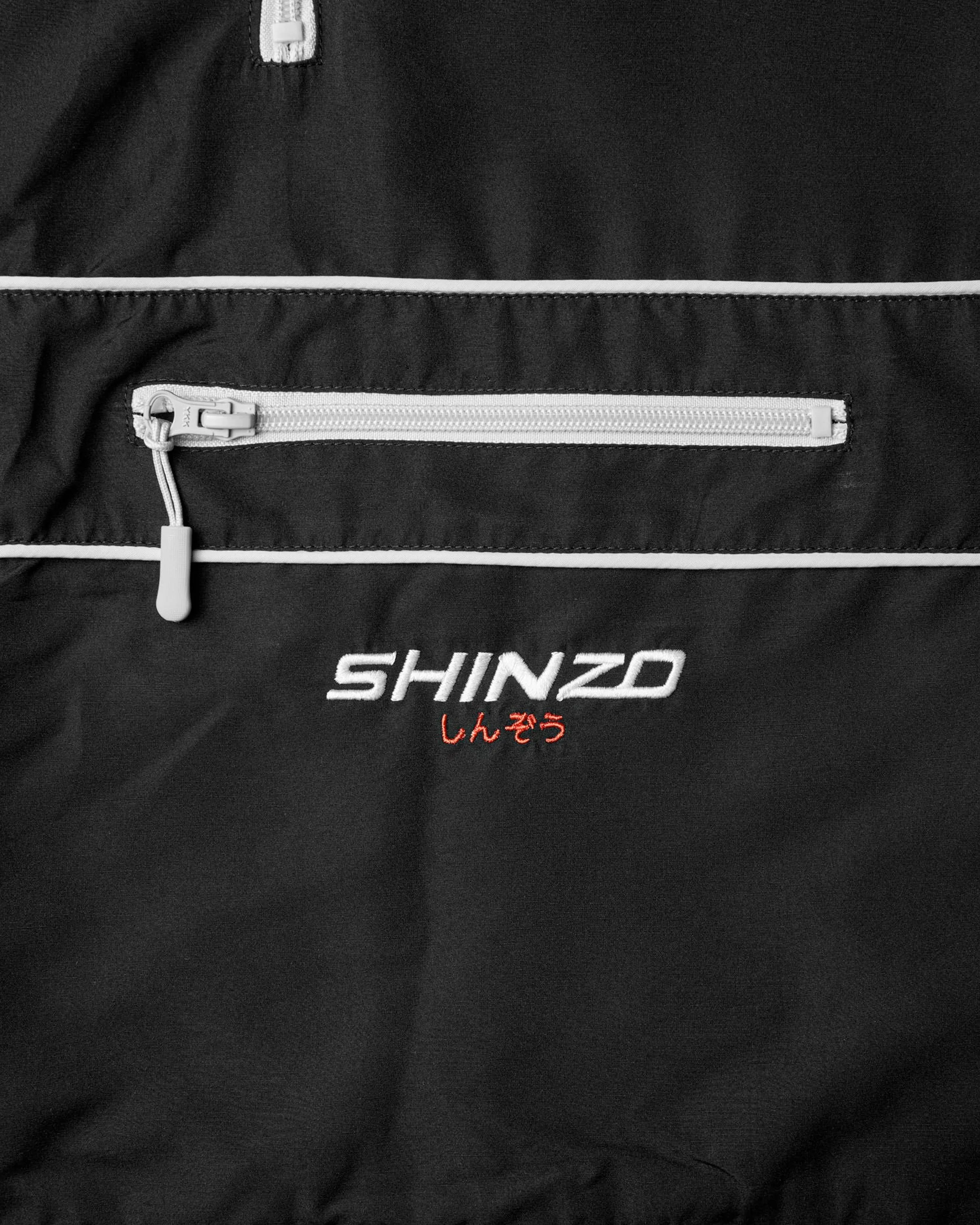 Shinzo Mury 1.5L Waterproof Technical Piping Jacket Black