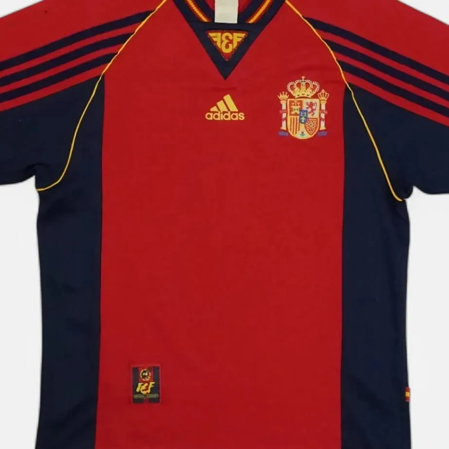 Spain Adidas Home 1998-1999 Jersey (M)