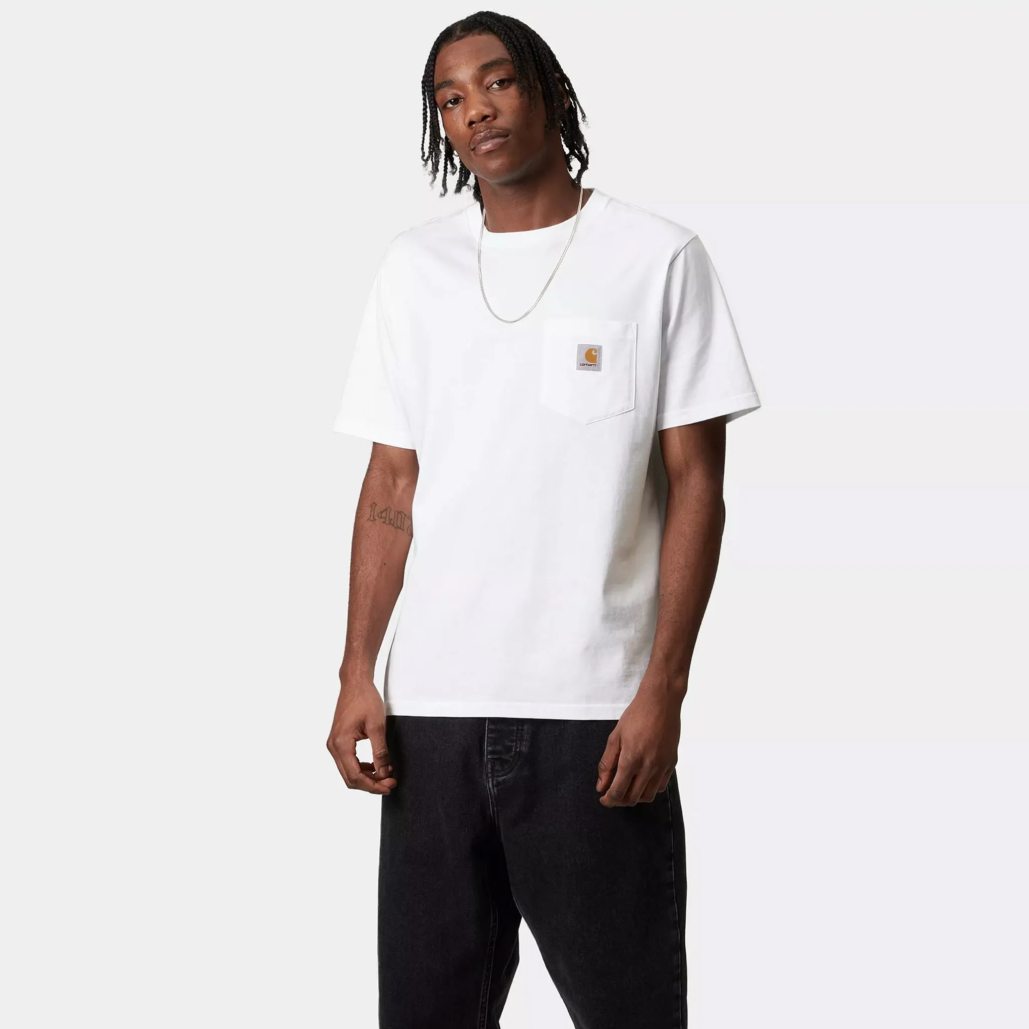 S/S Pocket Tee (White)