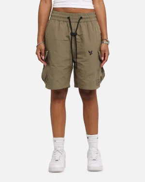 The Anti Order Anti Military Cargo Shorts Dark Taupe