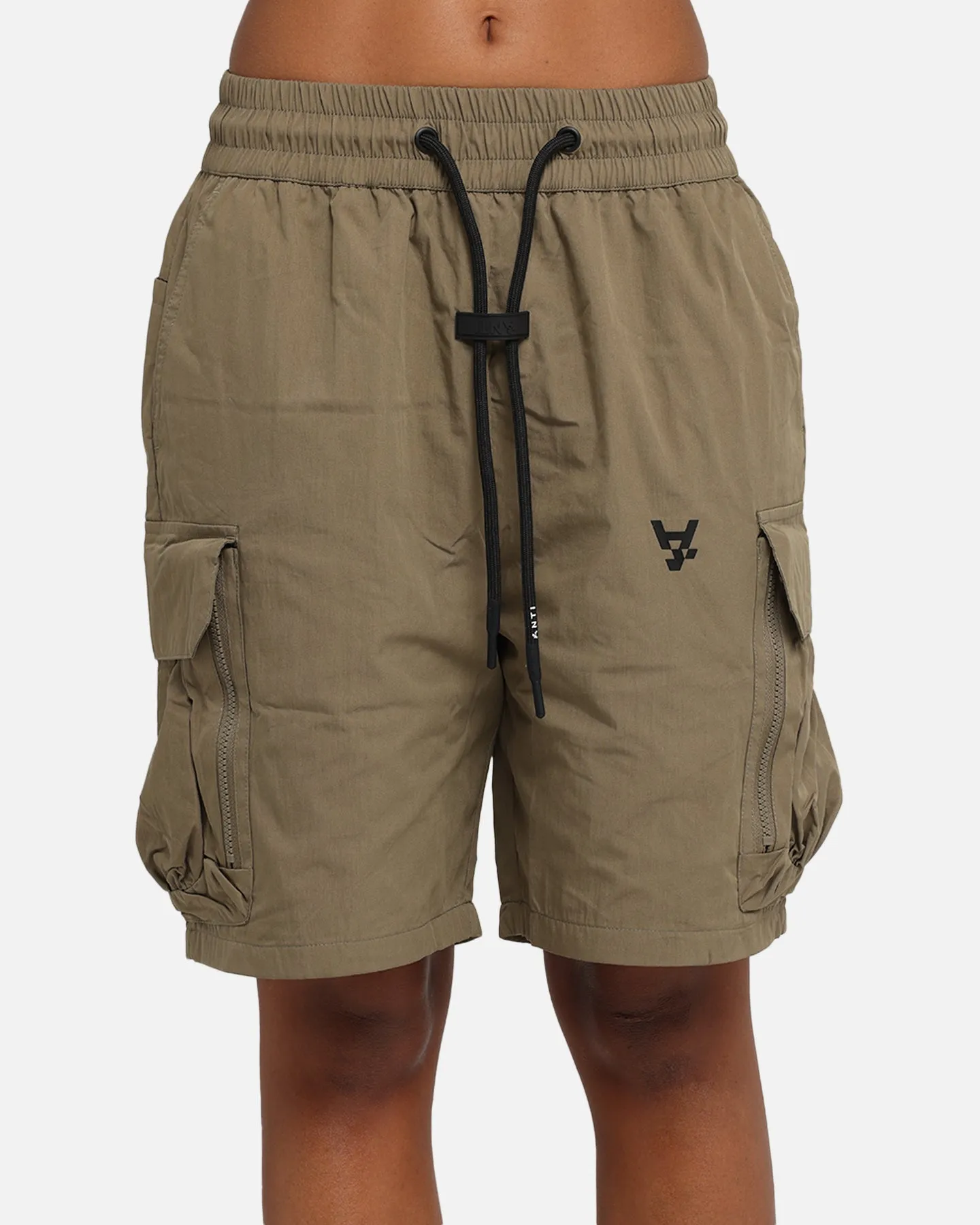 The Anti Order Anti Military Cargo Shorts Dark Taupe