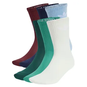 TREFOIL CUSHION CRE SOCKS (6 PAIRS) MULTI