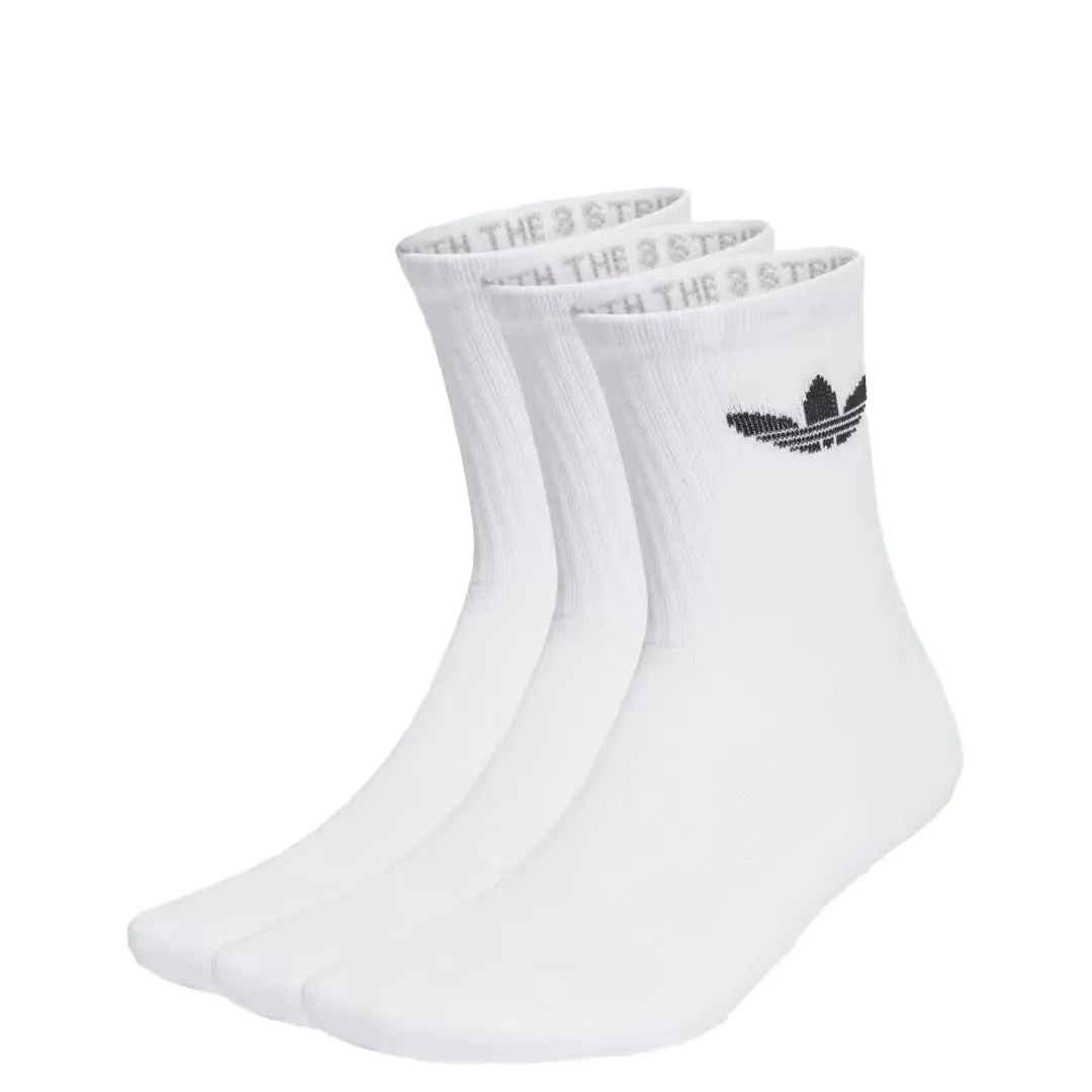 TREFOIL CUSHION CREW SOCKS (3 PAIRS)
