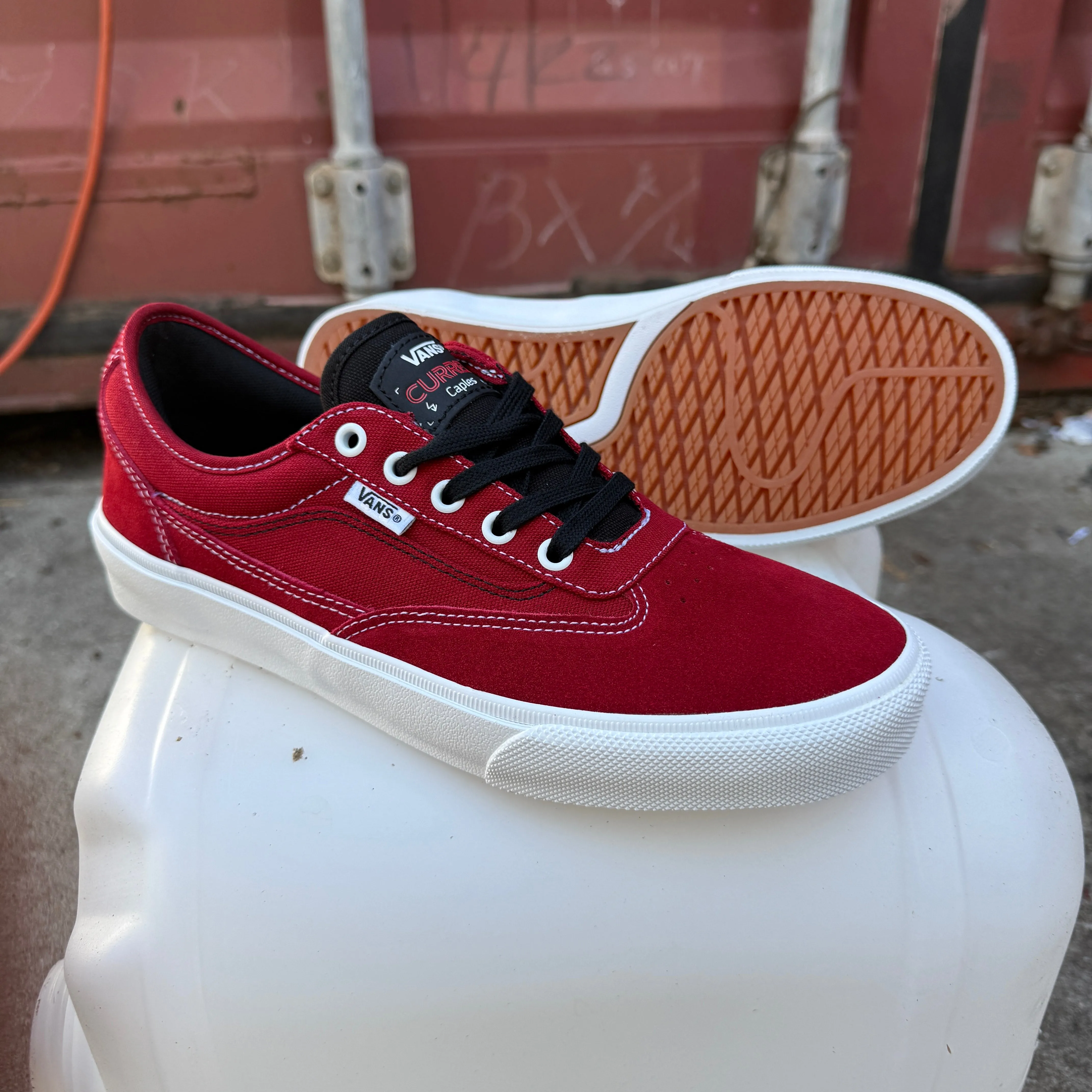 Vans Skate Curren Caples Red/White