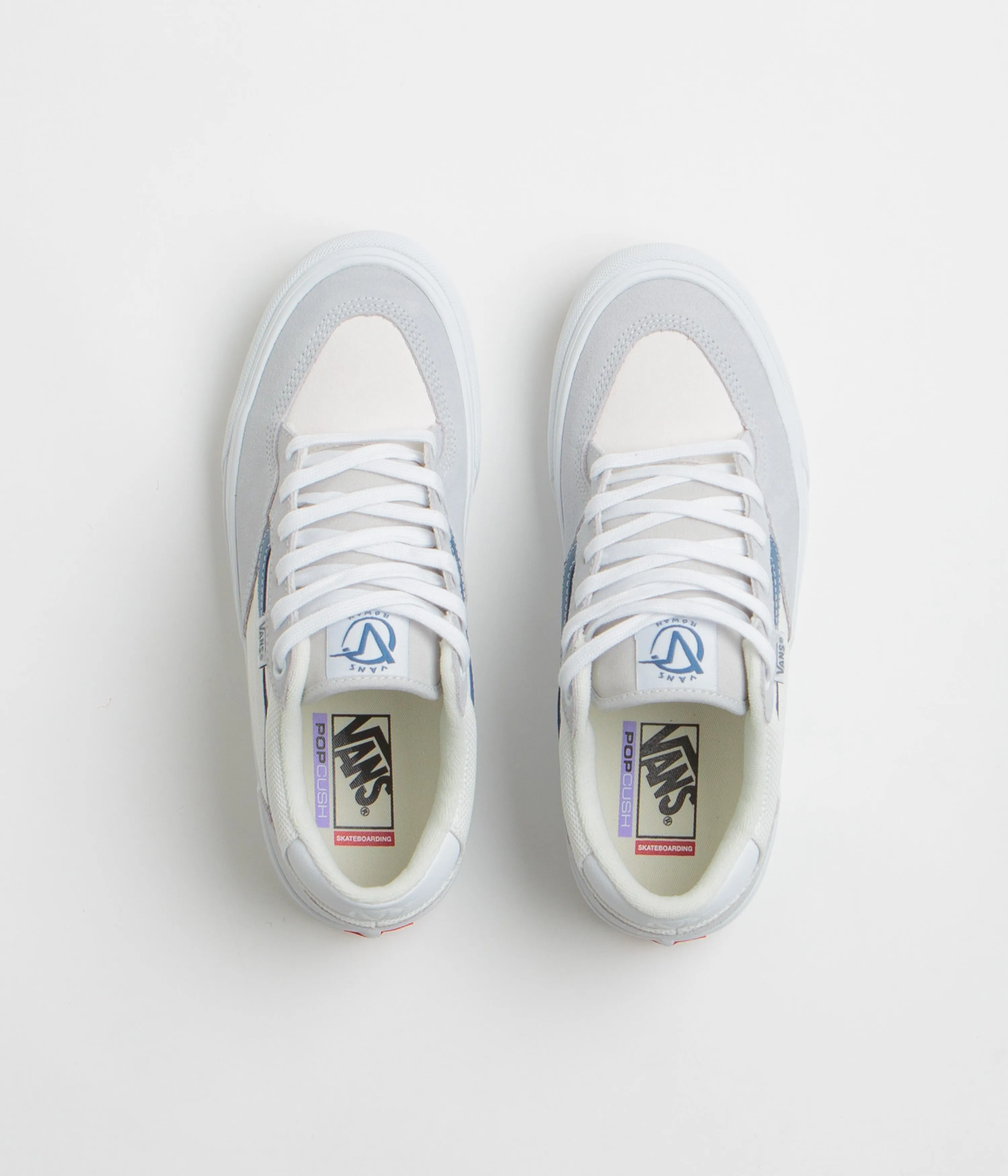 Vans Skate Rowan Shoes - Grey / Navy