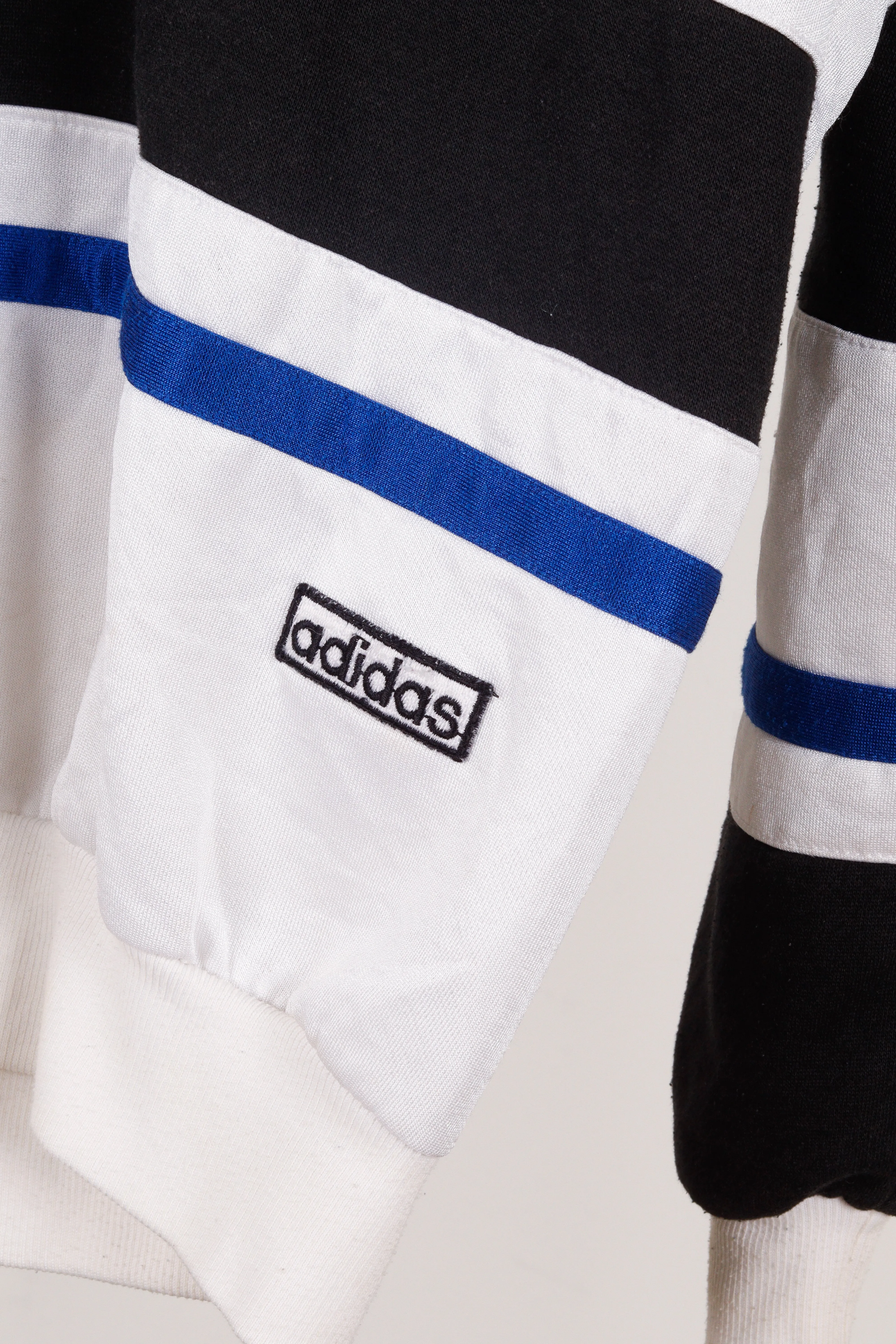 Vintage 80's adidas 'Embroidered Spell Out Logo' Crewneck