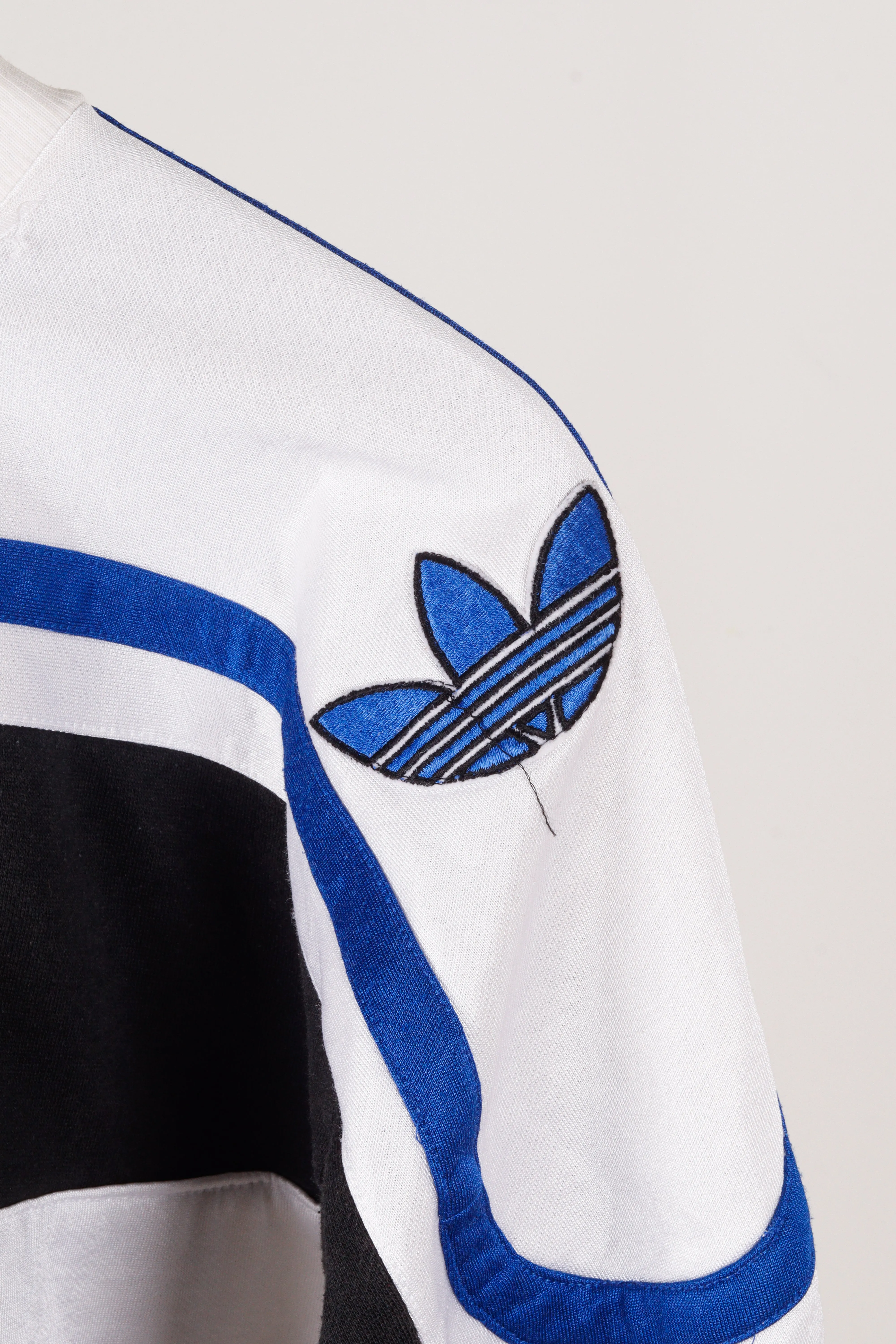 Vintage 80's adidas 'Embroidered Spell Out Logo' Crewneck