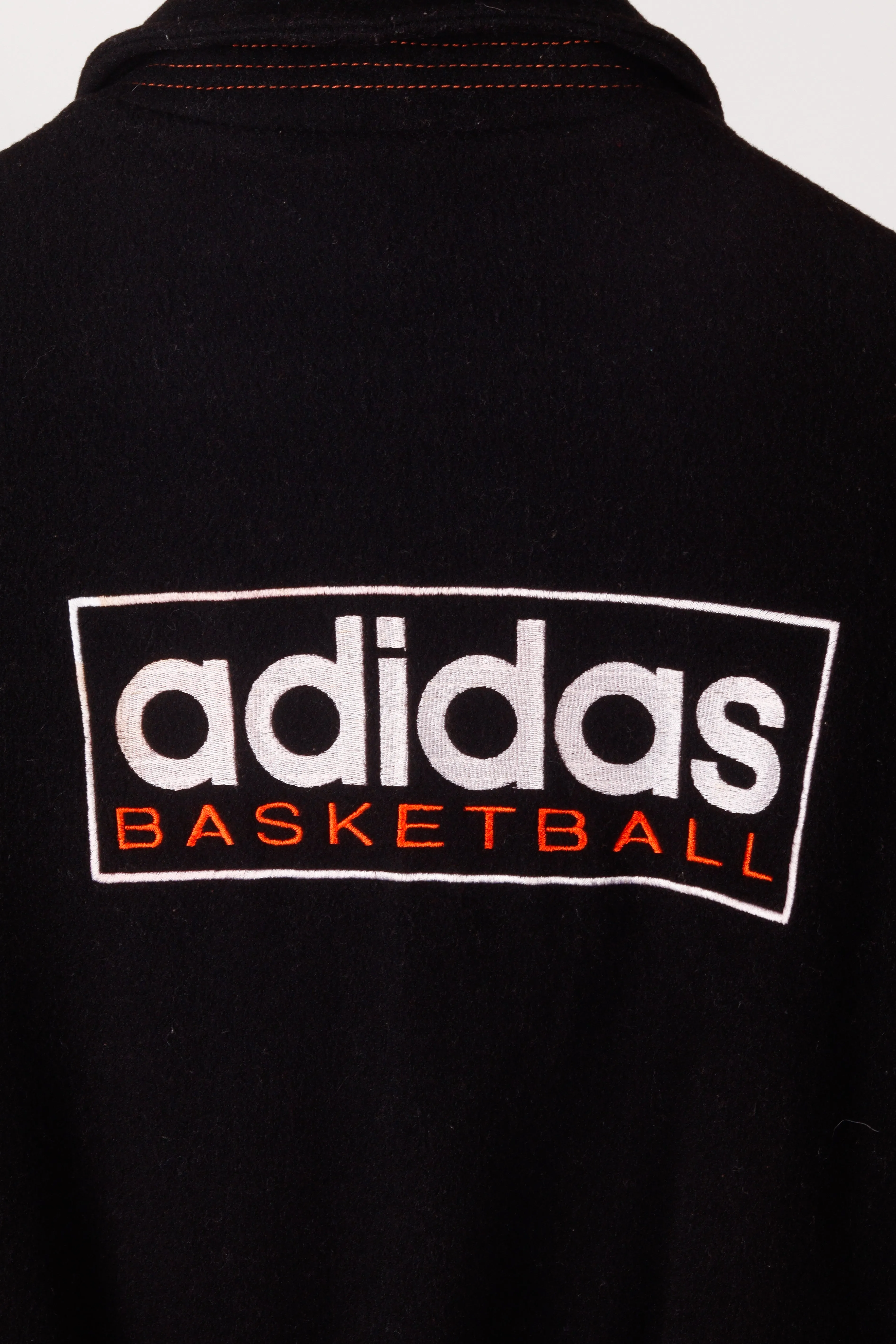Vintage 90's adidas Basketball 'Wool/Leather' Varsity Jacket