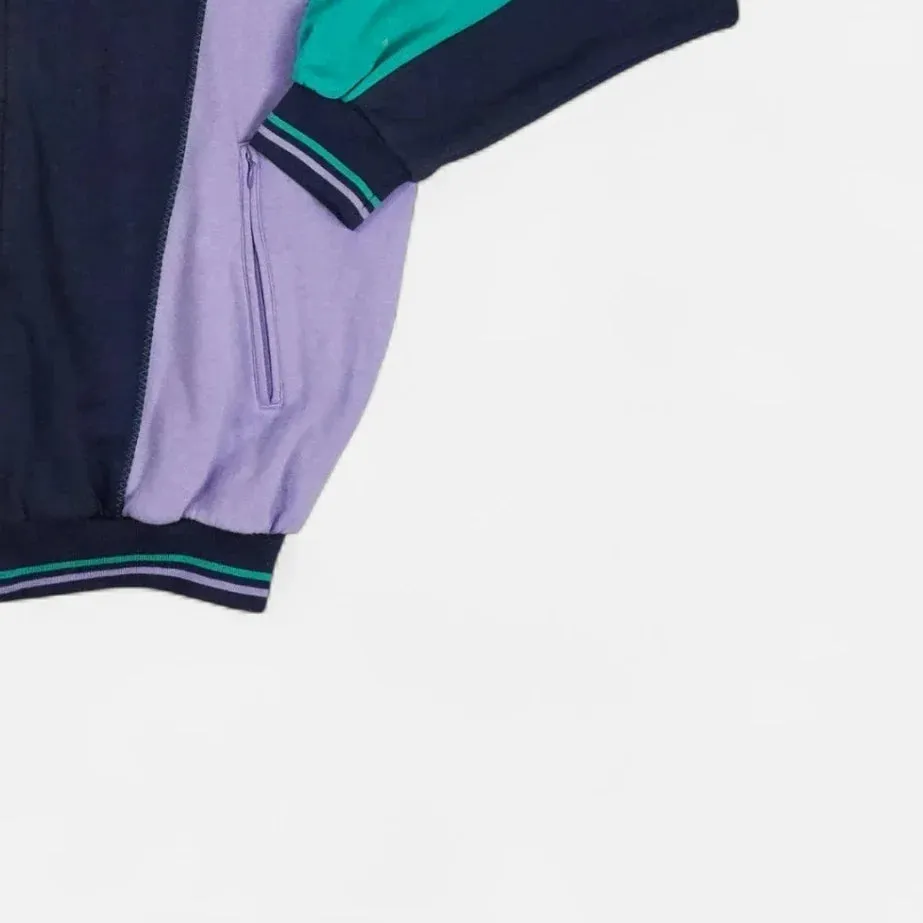 Vintage Adidas Purple Zip Up Sweatshirt (XL)
