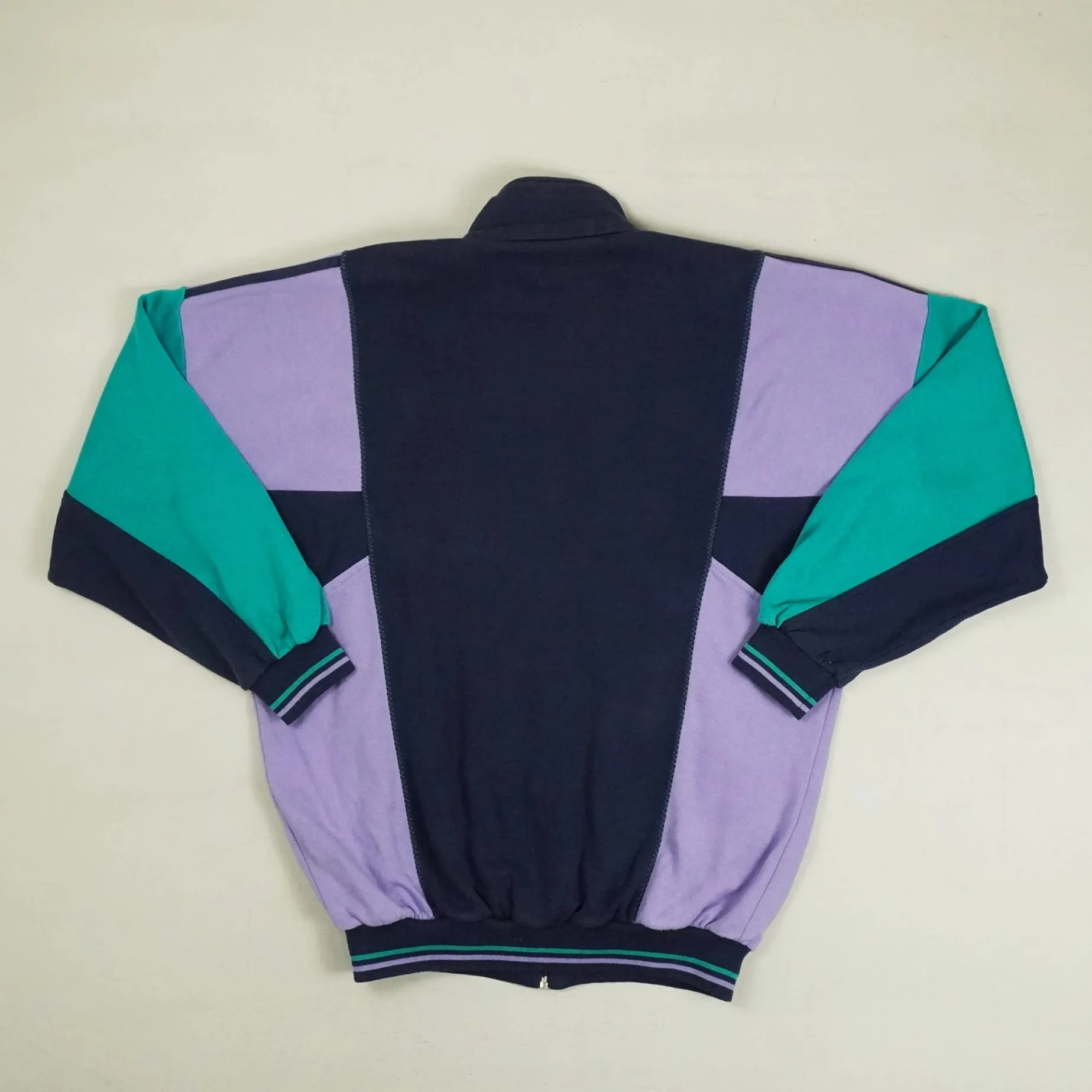 Vintage Adidas Purple Zip Up Sweatshirt (XL)