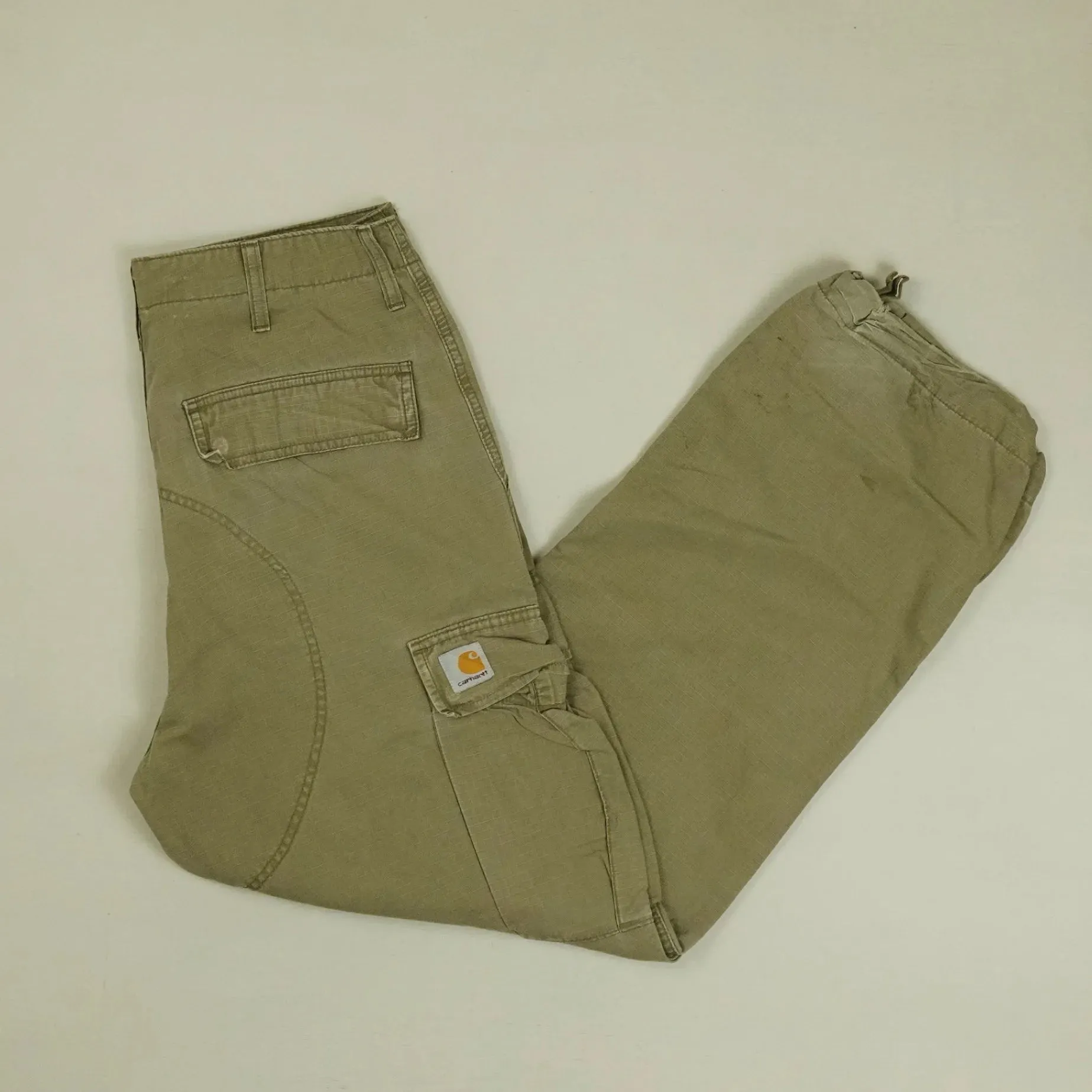 Vintage Carhartt Beige Aviation Trousers (30 X 32)