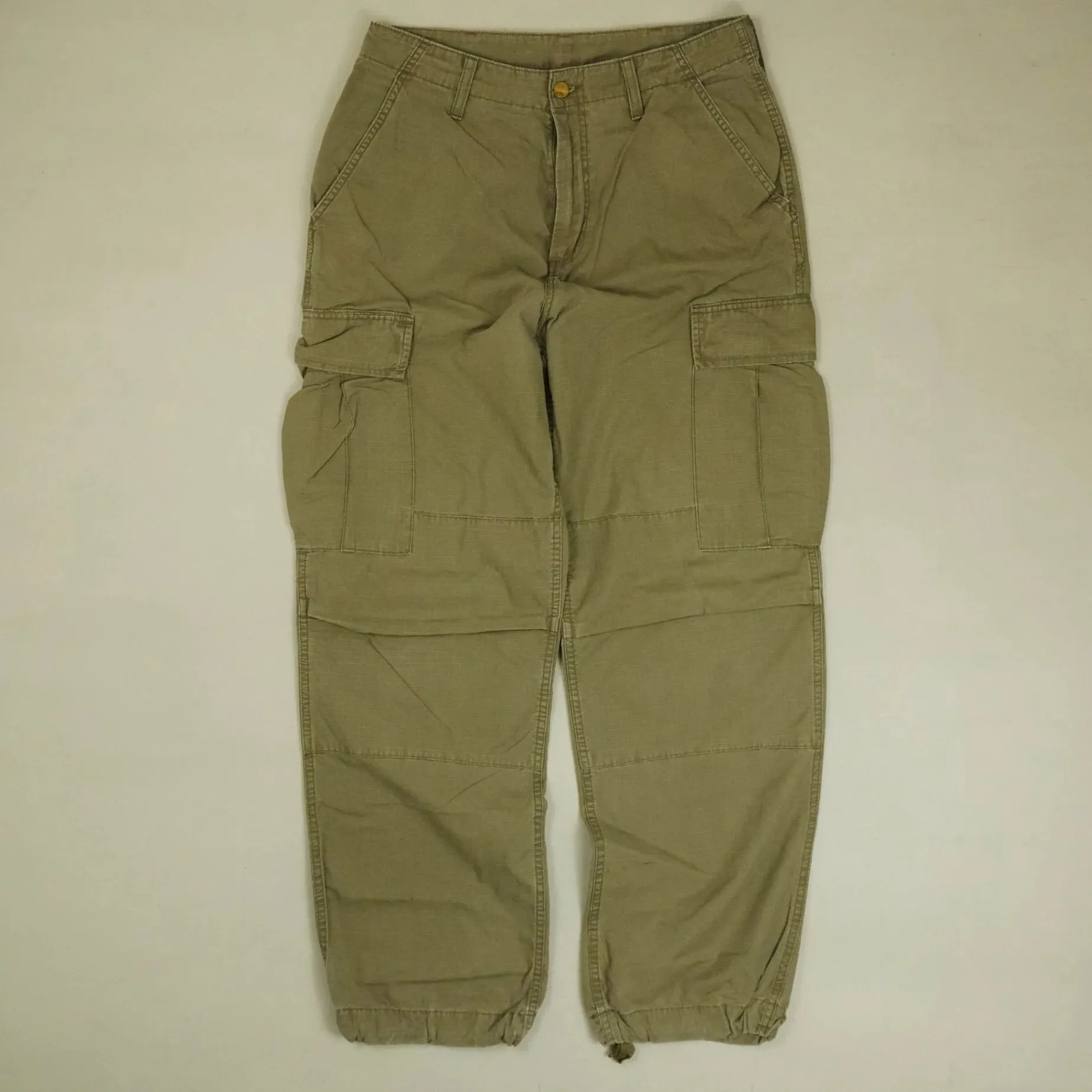 Vintage Carhartt Beige Aviation Trousers (30 X 32)