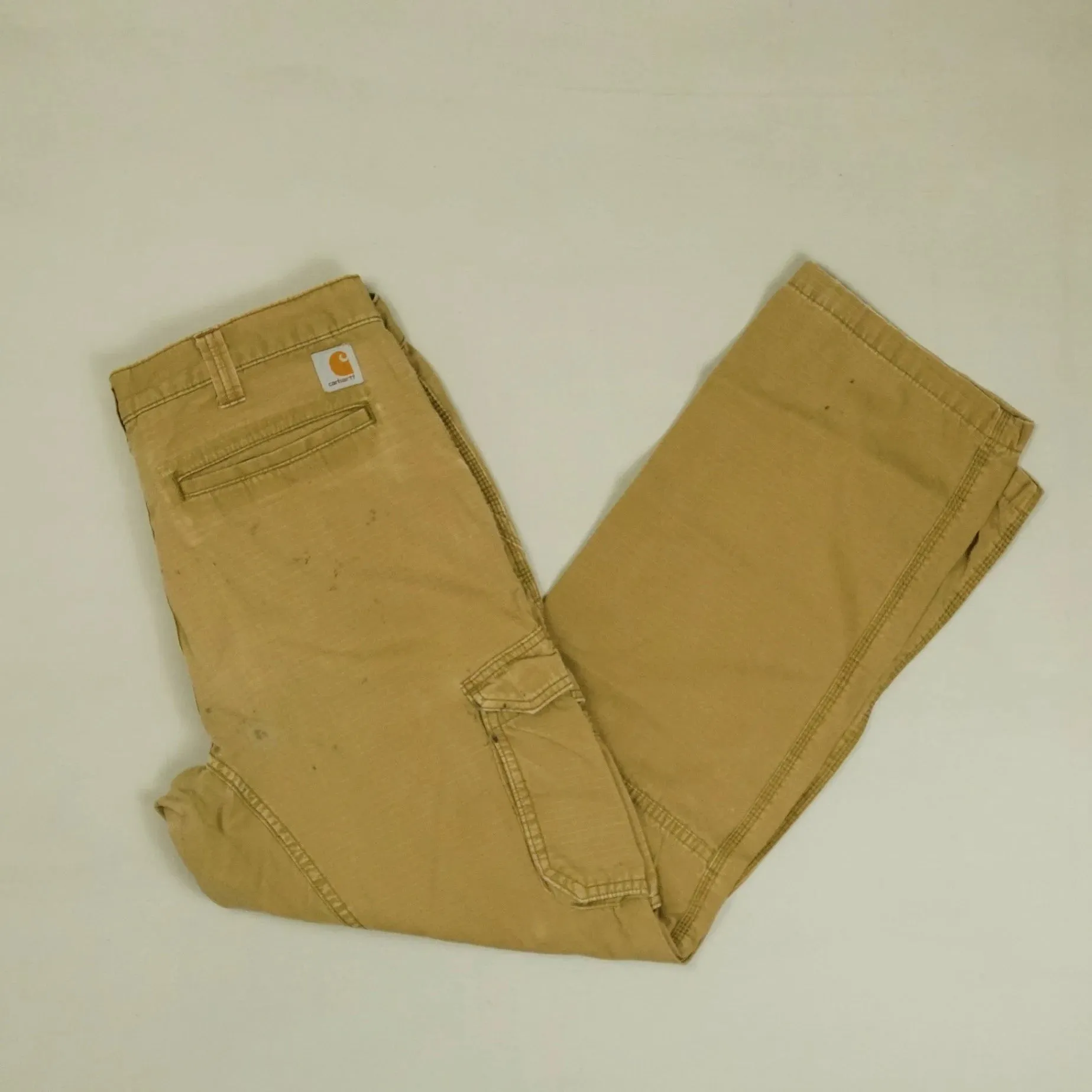 Vintage Carhartt Brown Aviation Trousers (36 X 32)
